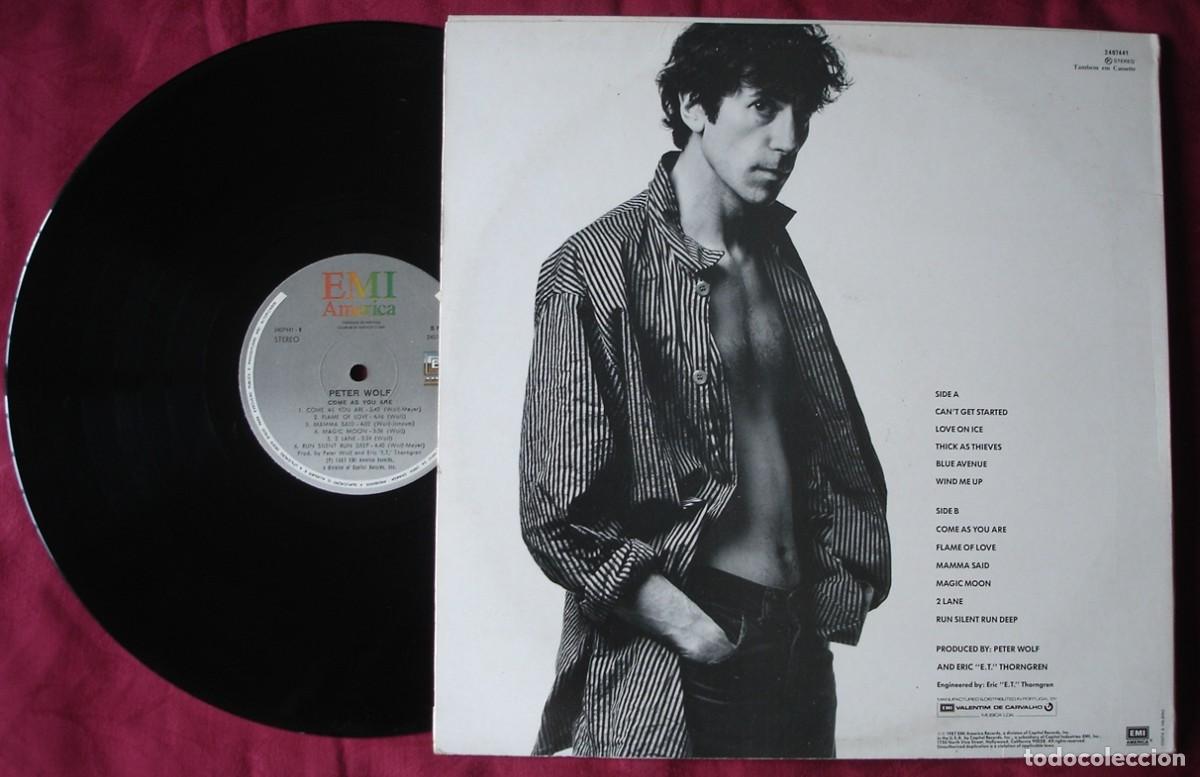 Discos de vinilo: Peter Wolf. Come as you are. LP Vinilo. - Foto 2