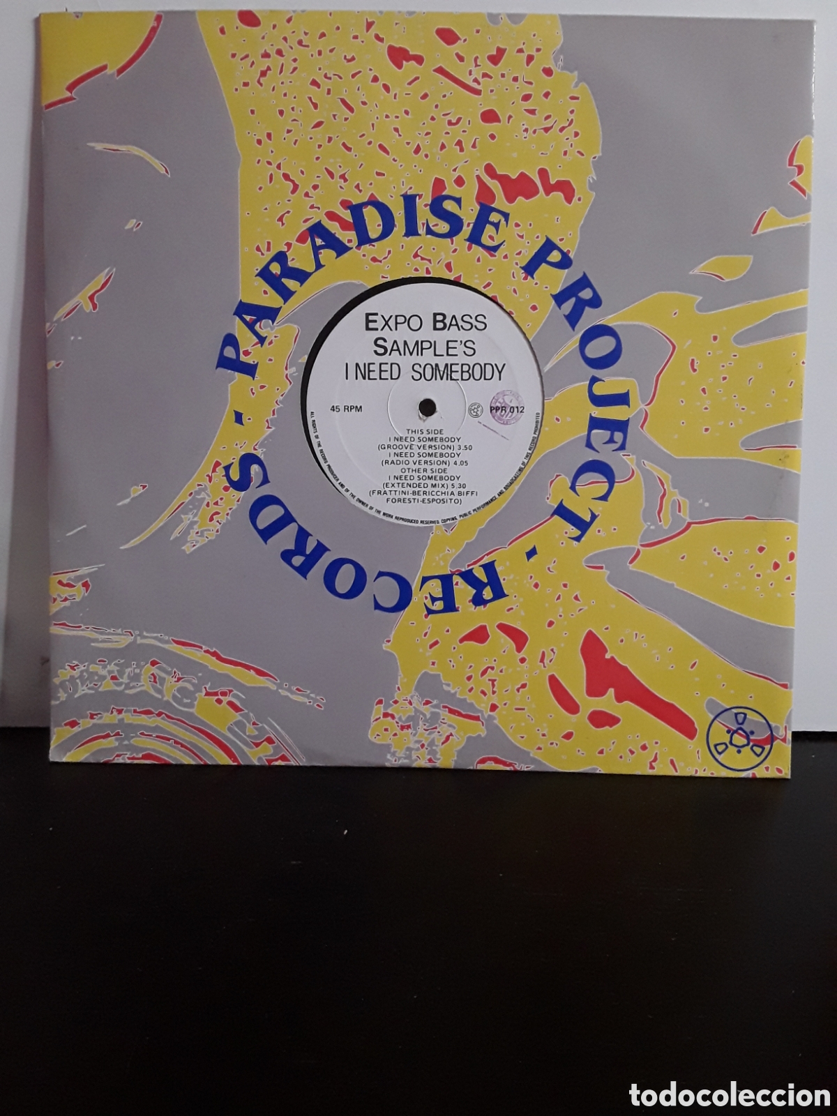 Discos de vinilo: Expo Bass Samples &lrm;&ndash; I Need Somebody - Foto 1