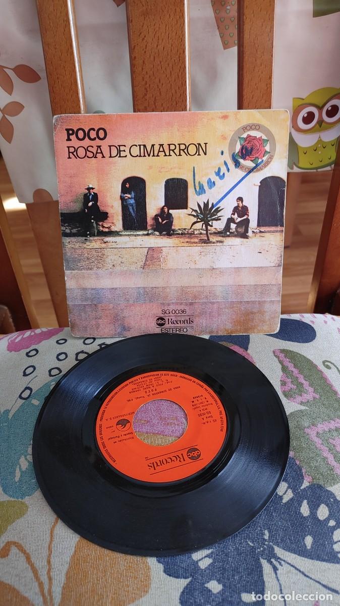 Discos de vinilo: POCO-SINGLE ROSA DE CIMARRON - Foto 1