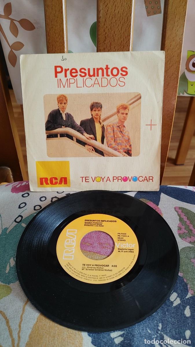 Discos de vinilo: PRESUNTOS IMPLICADOS-SINGLE TE VOY A PROVOCAR - Foto 1
