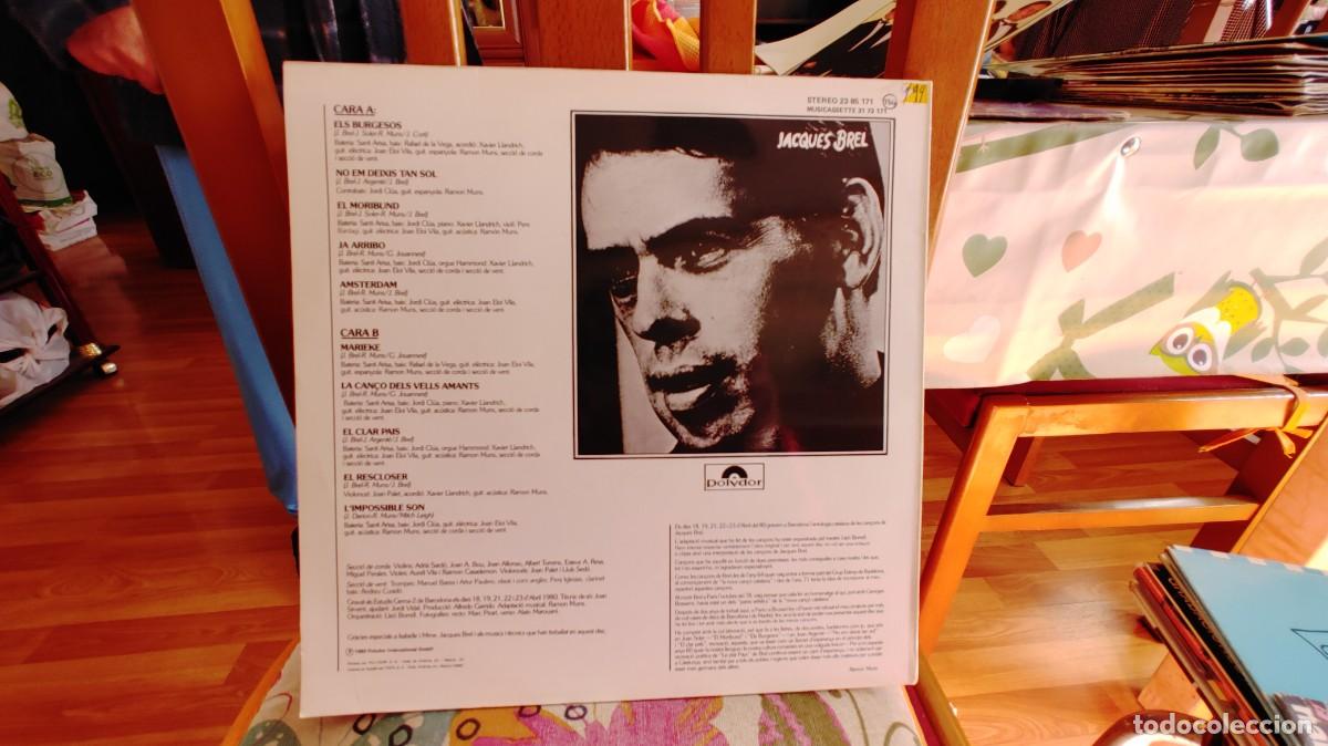 Discos de vinilo: RAMON MUNS-LP INTERPRETA A JACQUES BREL-LETRAS - Foto 3
