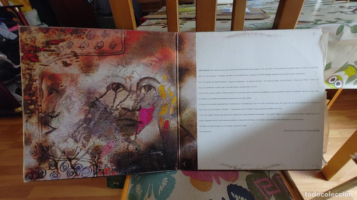Discos de vinilo: RAMON MUNTANER-LP CAN&Ccedil;O DE CARRER-LETRAS-GATEFOLD - Foto 2