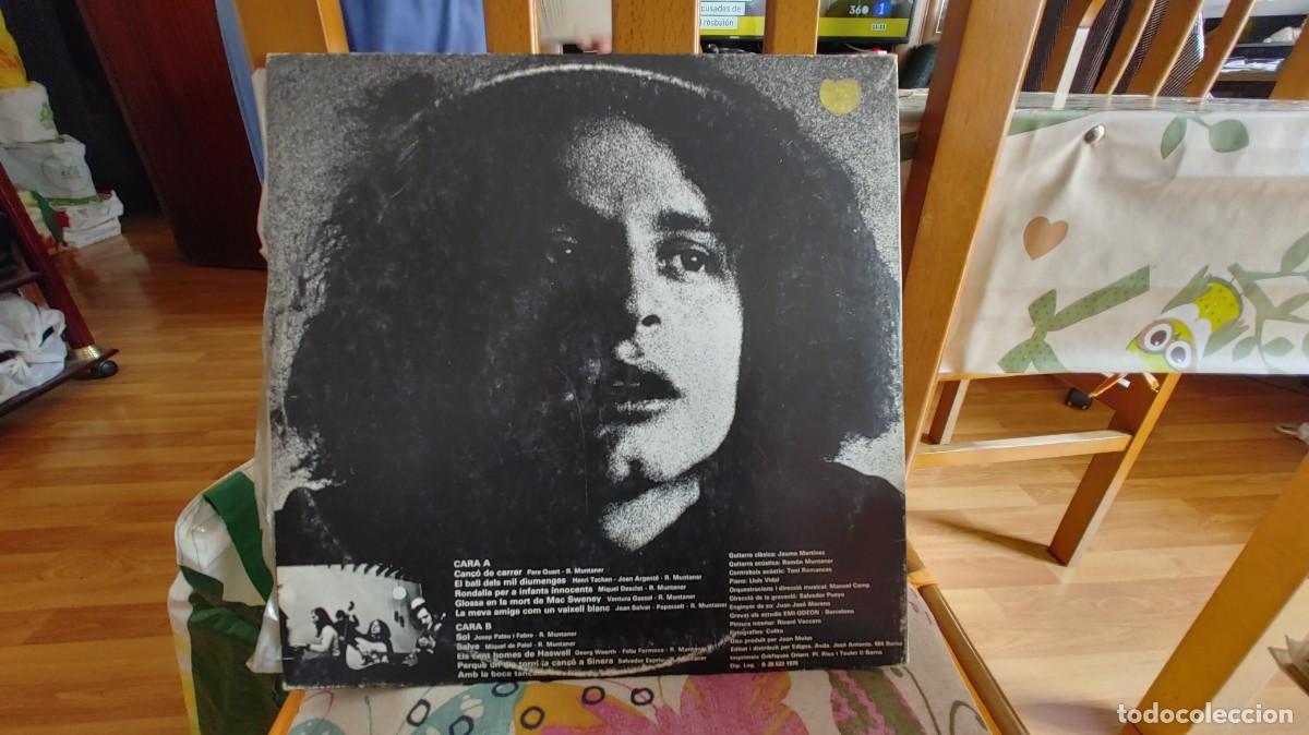 Discos de vinilo: RAMON MUNTANER-LP CAN&Ccedil;O DE CARRER-LETRAS-GATEFOLD - Foto 3