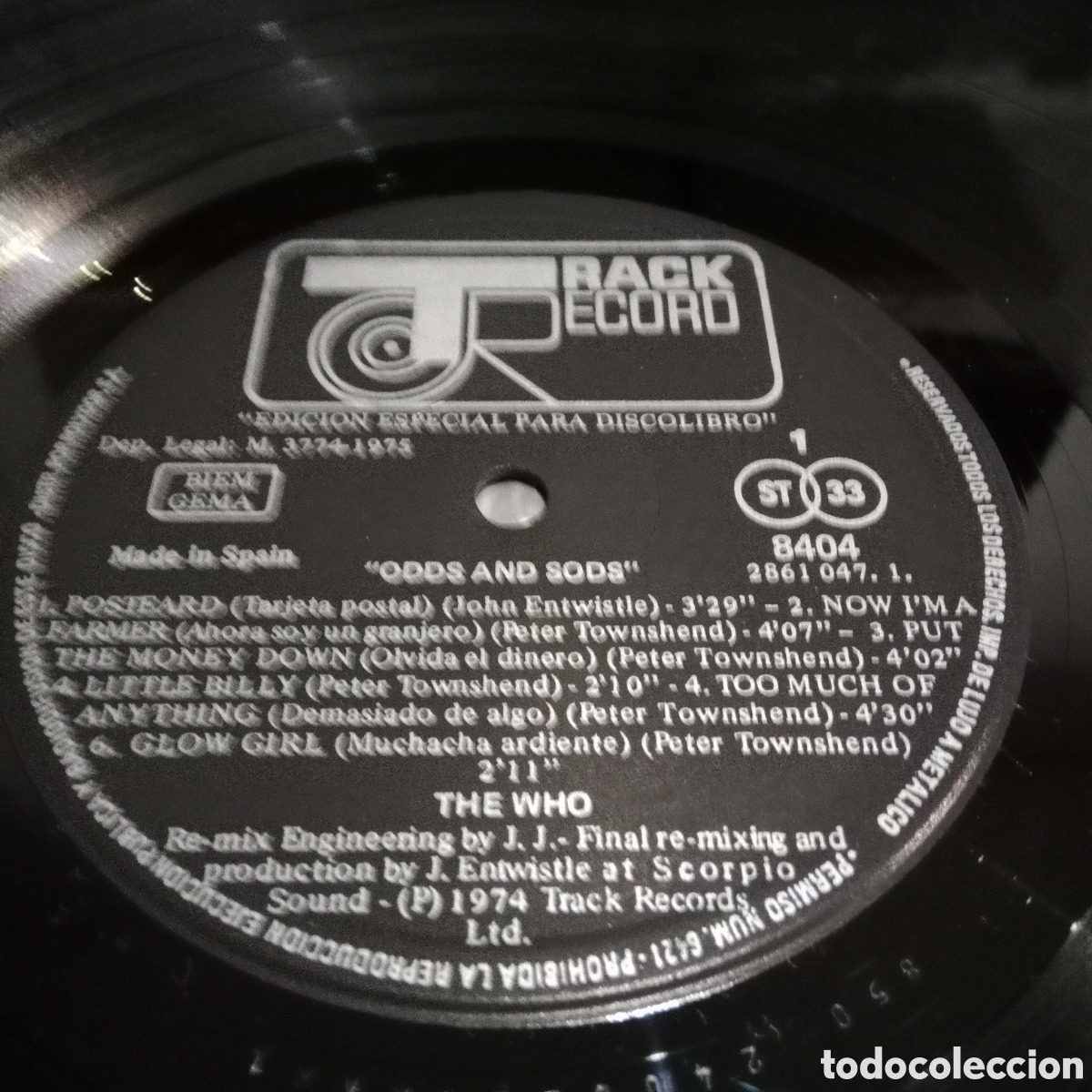 Discos de vinilo: THE WHO - ODDS & SODS - LP - Foto 7