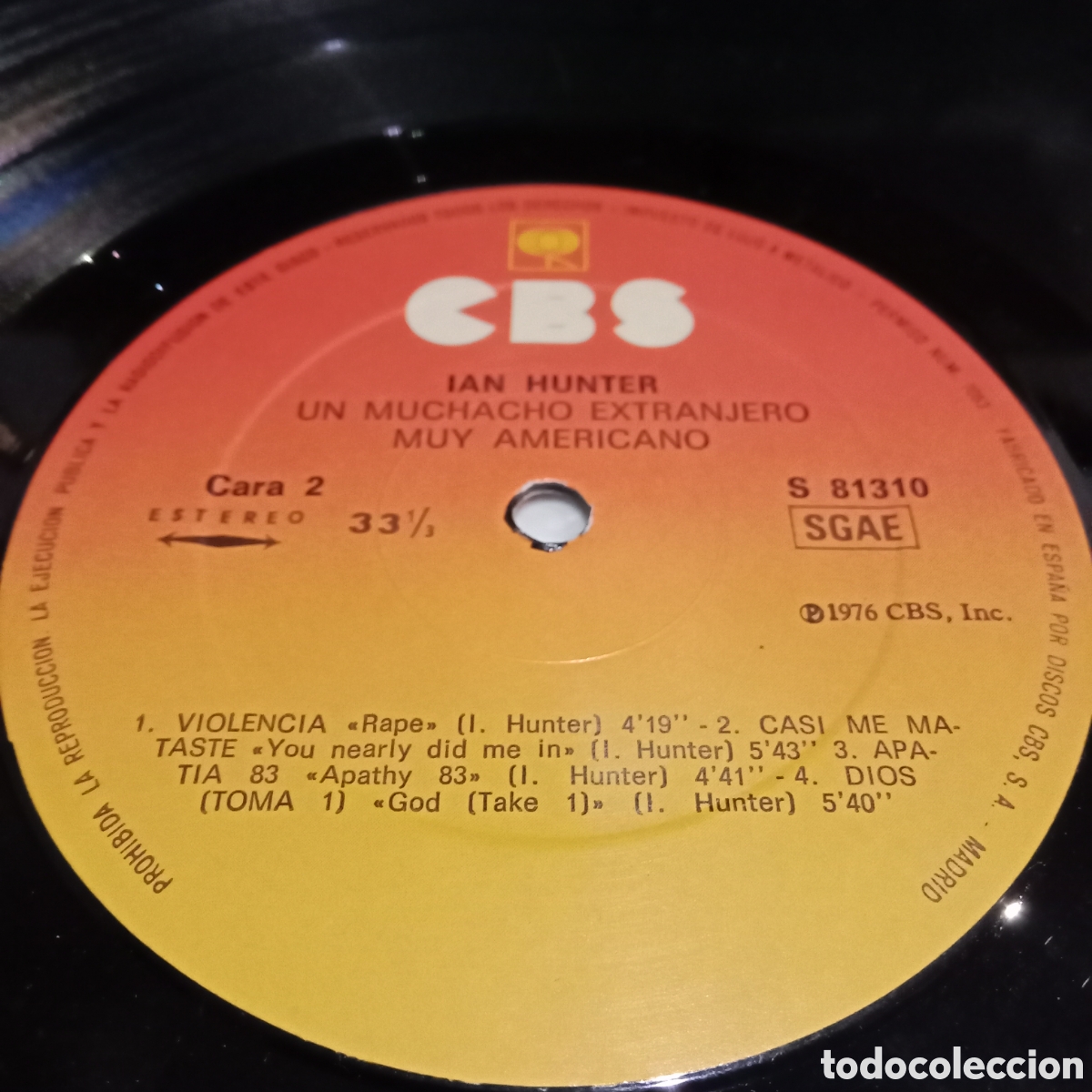 Discos de vinilo: IAN HUNTER - ALL AMERICAN ALIEN BOY - LP - Foto 7