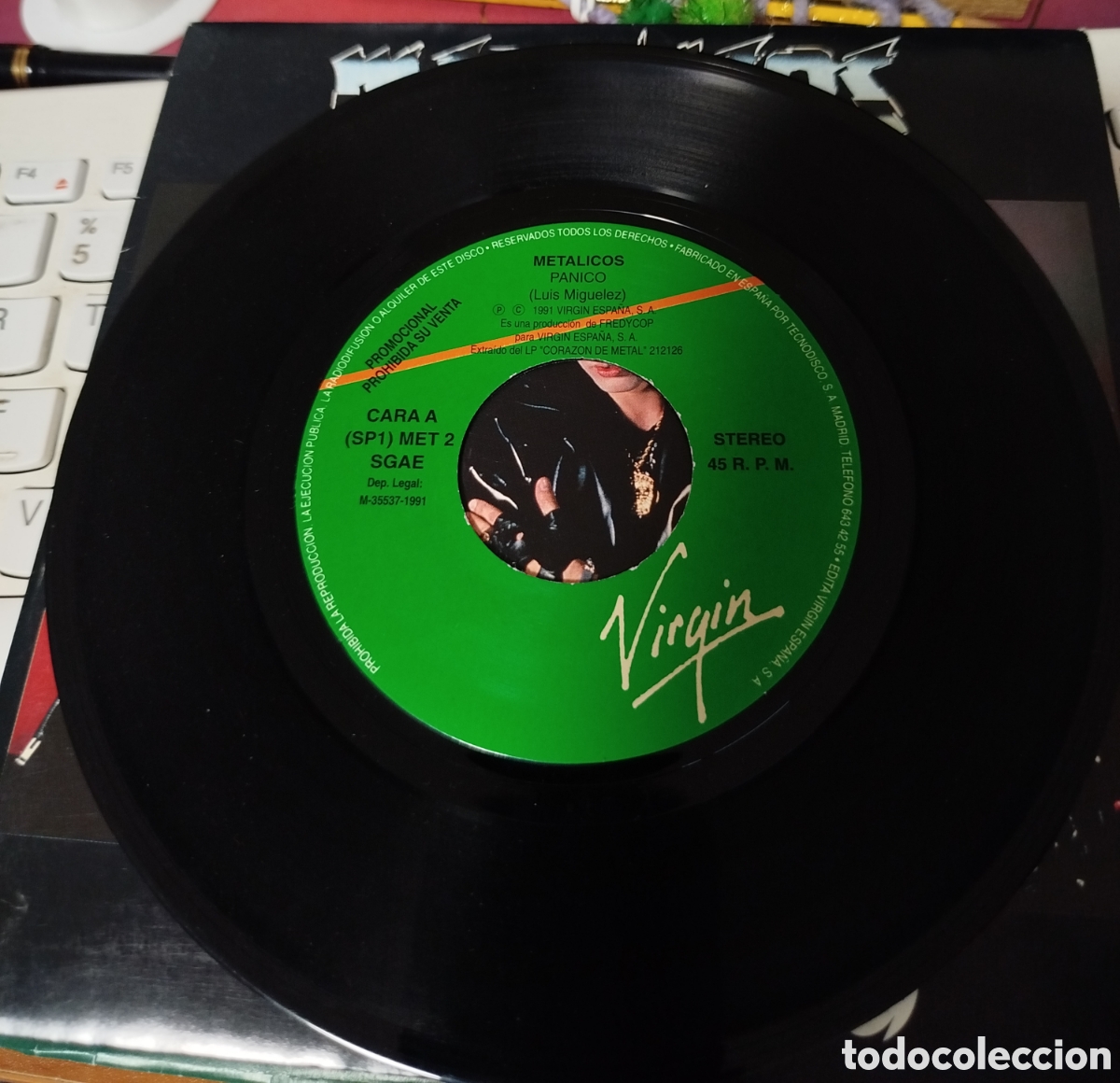 Discos de vinilo: Met&aacute;licos - p&aacute;nico . Promocional - Foto 2