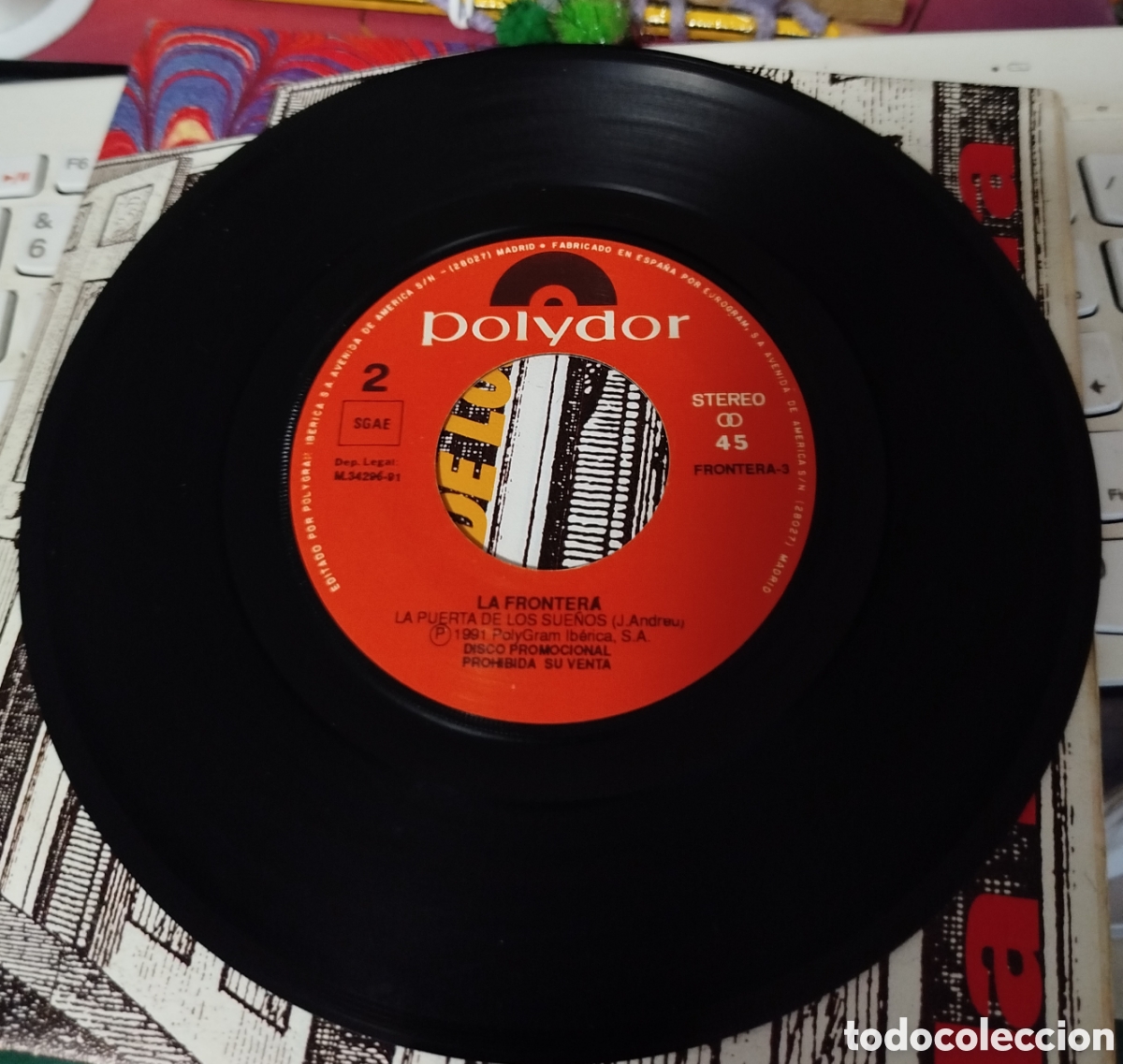 Discos de vinilo: La Frontera - La Puerta De Los Sue&ntilde;os - Foto 2