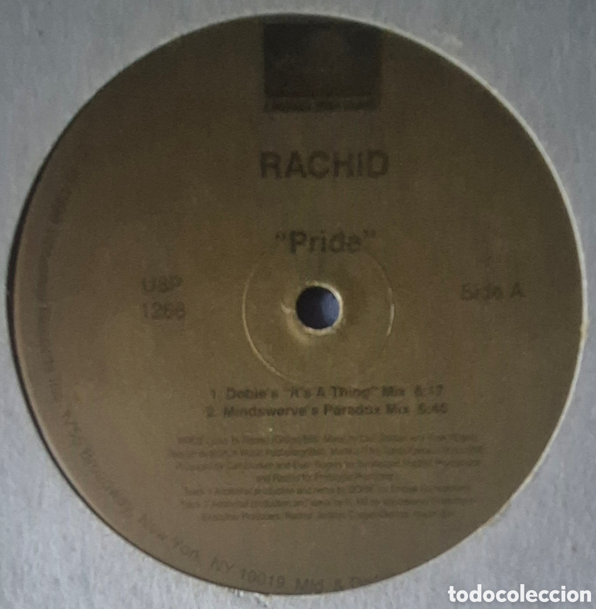 Discos de vinilo: MAXI - RACHID - PRIDE - 1998 AMERICA - Foto 2
