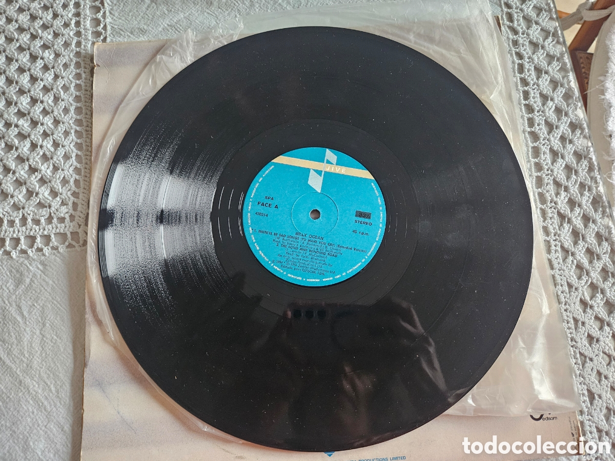 Discos de vinilo: BILLY OCEAN THERELL BE SAD SONGS LP - Foto 2