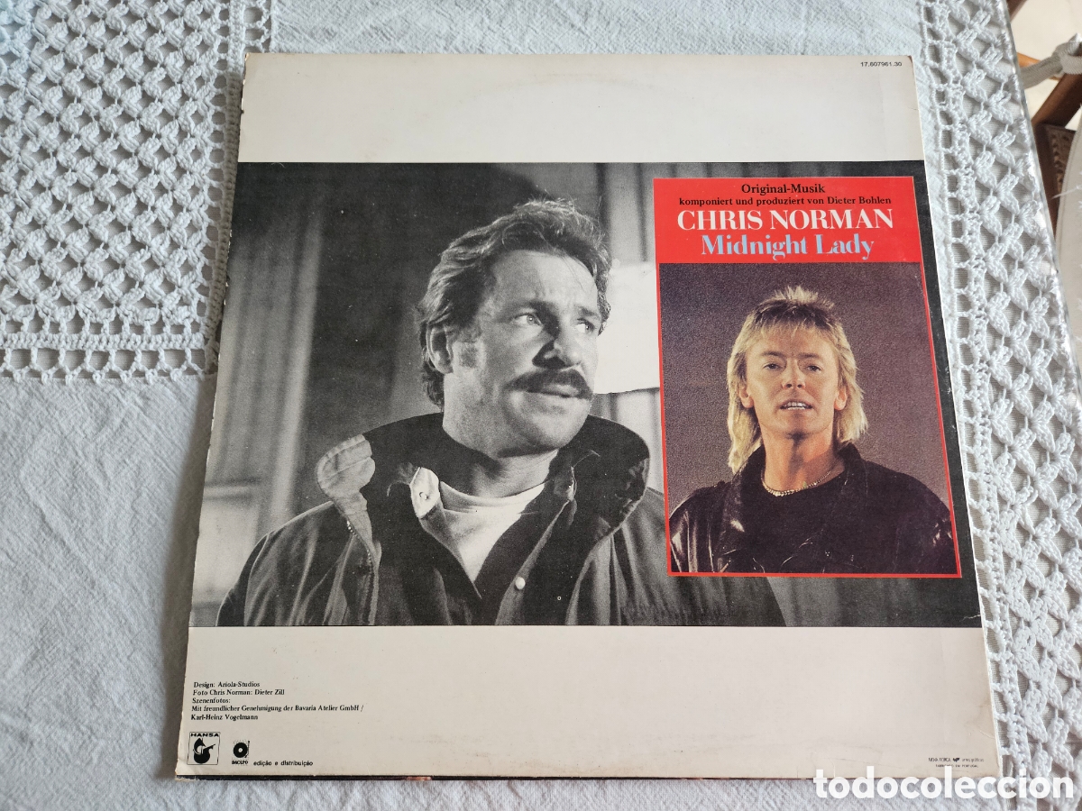 Discos de vinilo: Maxi Single Chris Norman Midnight Lady - Foto 3