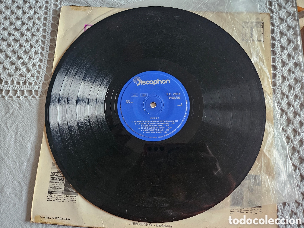 Discos de vinilo: LP PERET SU PRIMER LP - Foto 2