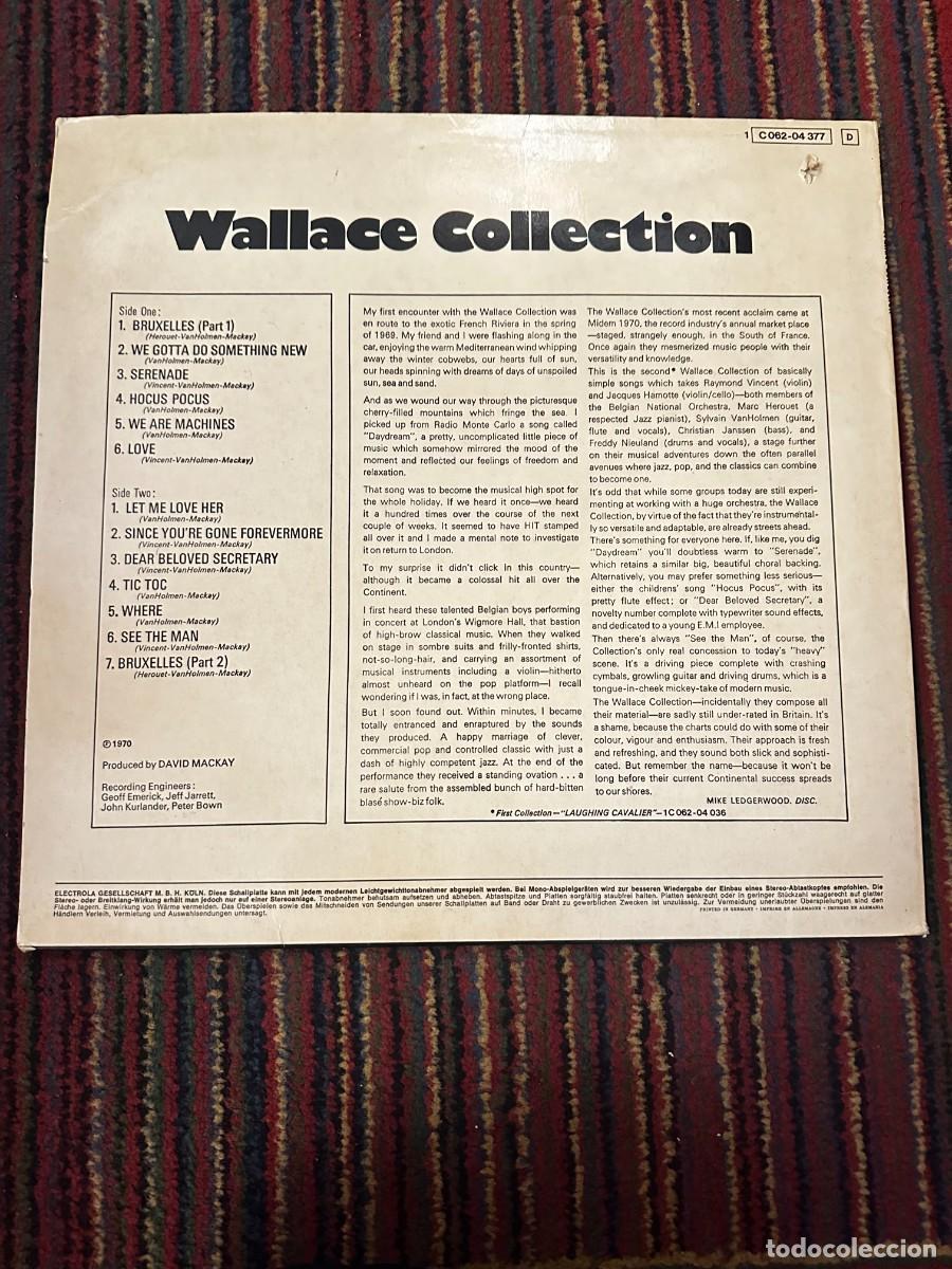 Discos de vinilo: WALLACE COLLECTION LP - Foto 2