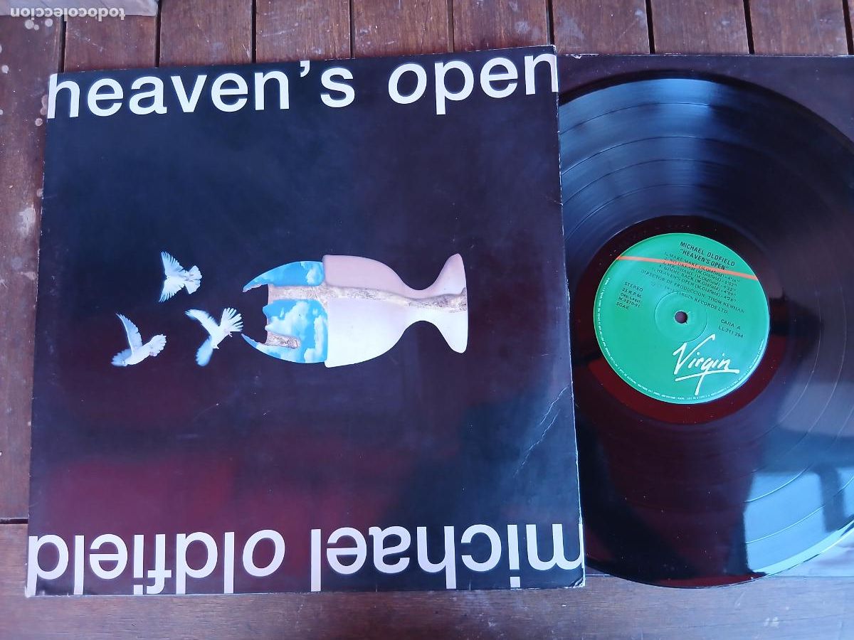 Discos de vinilo: MIKE OLDFIELD LP HEAVENS OPEN - Foto 1