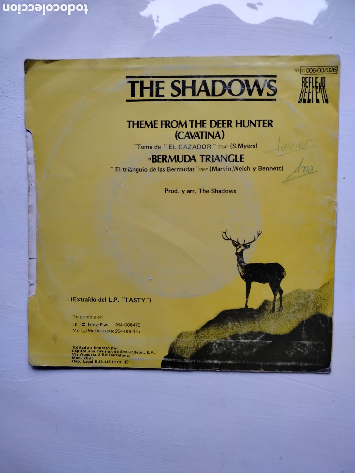 Discos de vinilo: The Shadows Single BSO - Foto 2