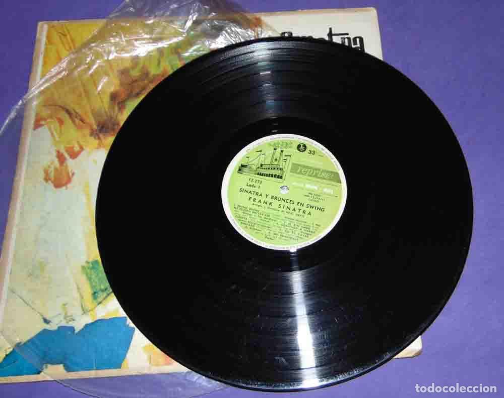 Discos de vinilo: FRANK SINATRA &ndash; Sinatra Y Bronces En Swing - LP EDICION ARGENTINA 1962 - Foto 5
