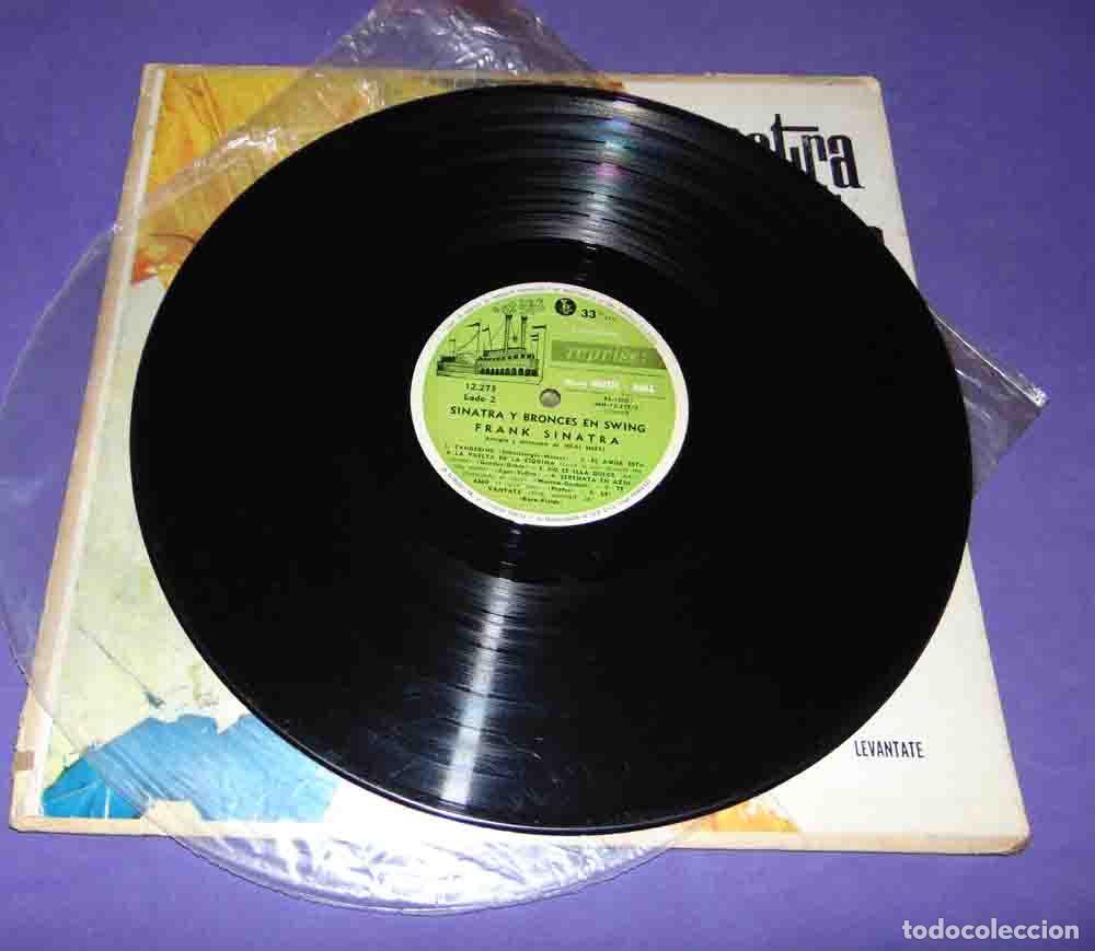 Discos de vinilo: FRANK SINATRA &ndash; Sinatra Y Bronces En Swing - LP EDICION ARGENTINA 1962 - Foto 6