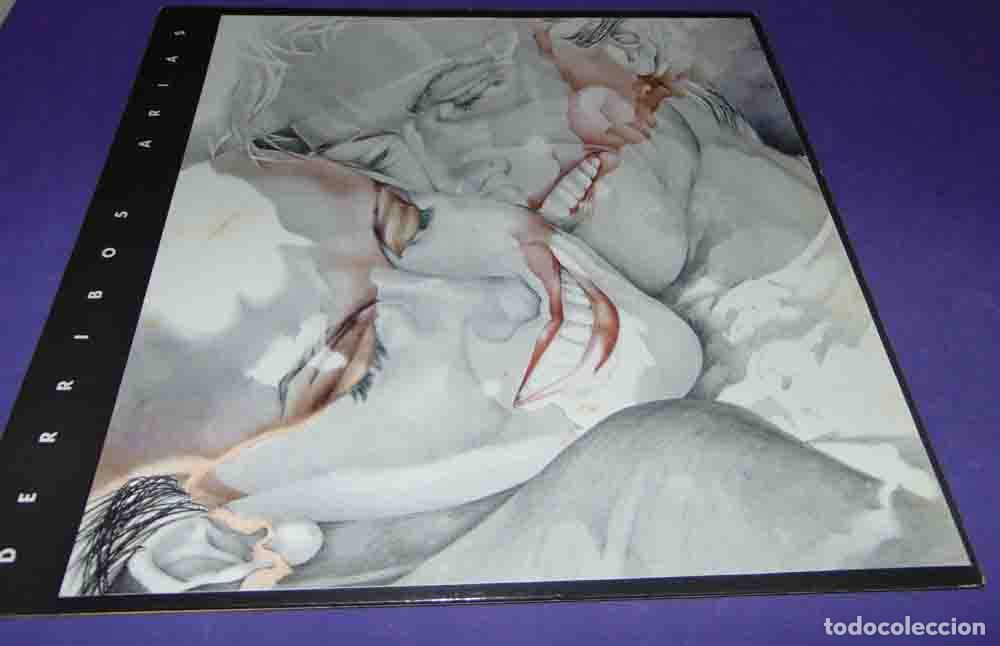 Discos de vinilo: DERRIBOS ARIAS &ndash; A Fl&uacute;or - MAXISINGLE GASA 1982 - Foto 1