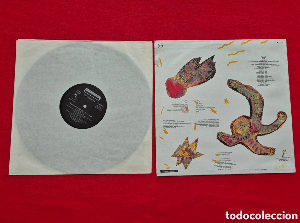 Discos de vinilo: Peter Murphy &ndash; Should The World Fail To Fall Apart LP - Foto 2