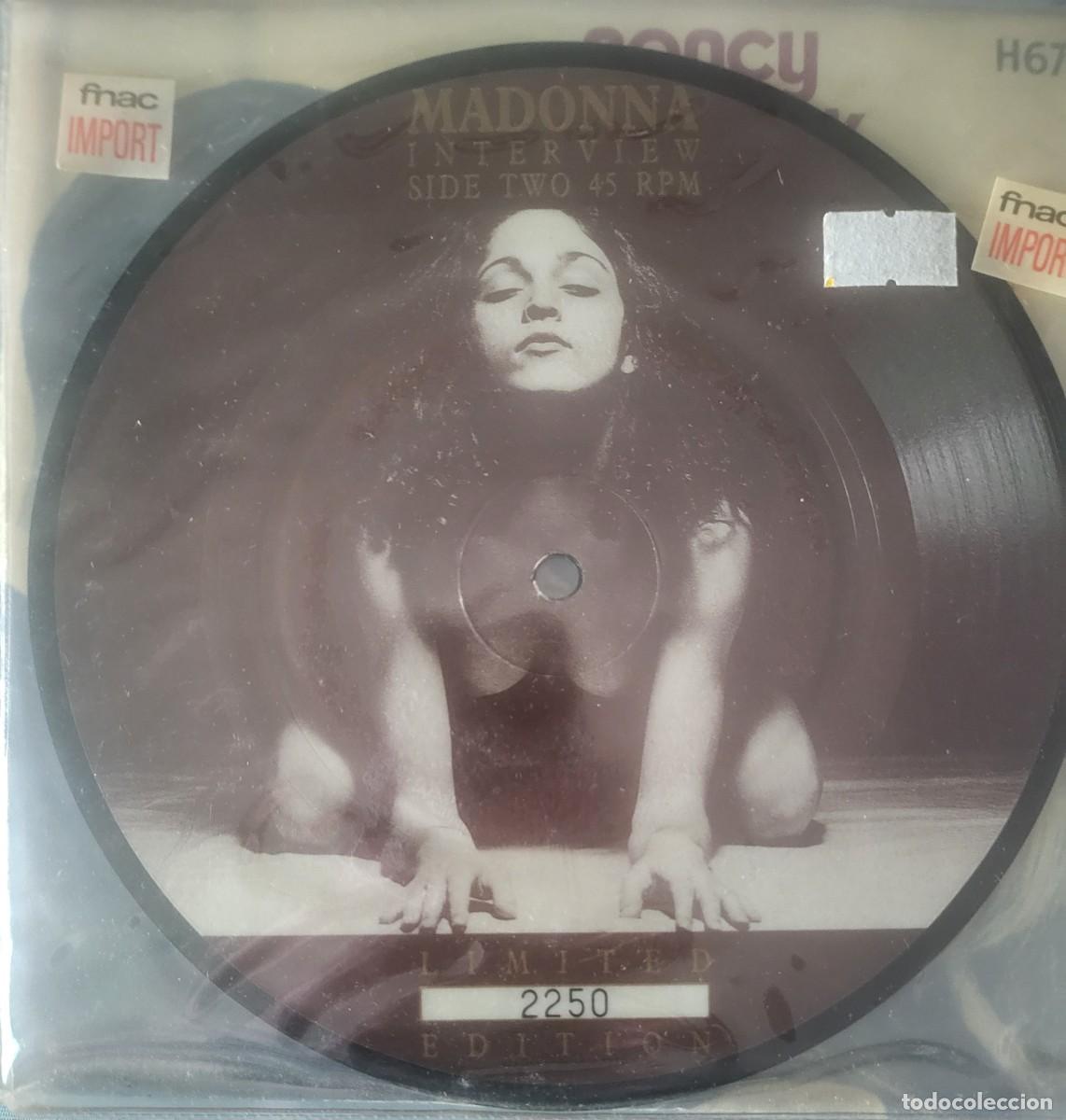 Discos de vinilo: Madonna single editado en Inglaterra edici&oacute;n numerada 2250... - Foto 1