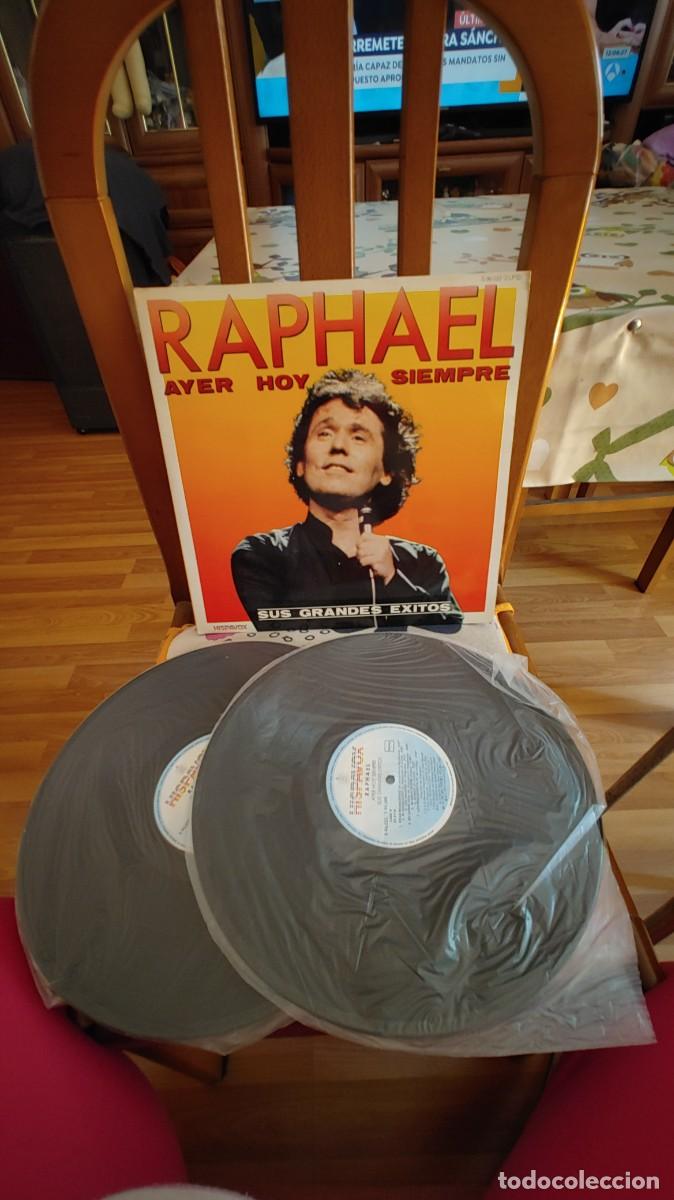 Discos de vinilo: RAPHAEL-LP DOBLE AYER HOY SIEMPRE-GATEFOD-NUEVO - Foto 1