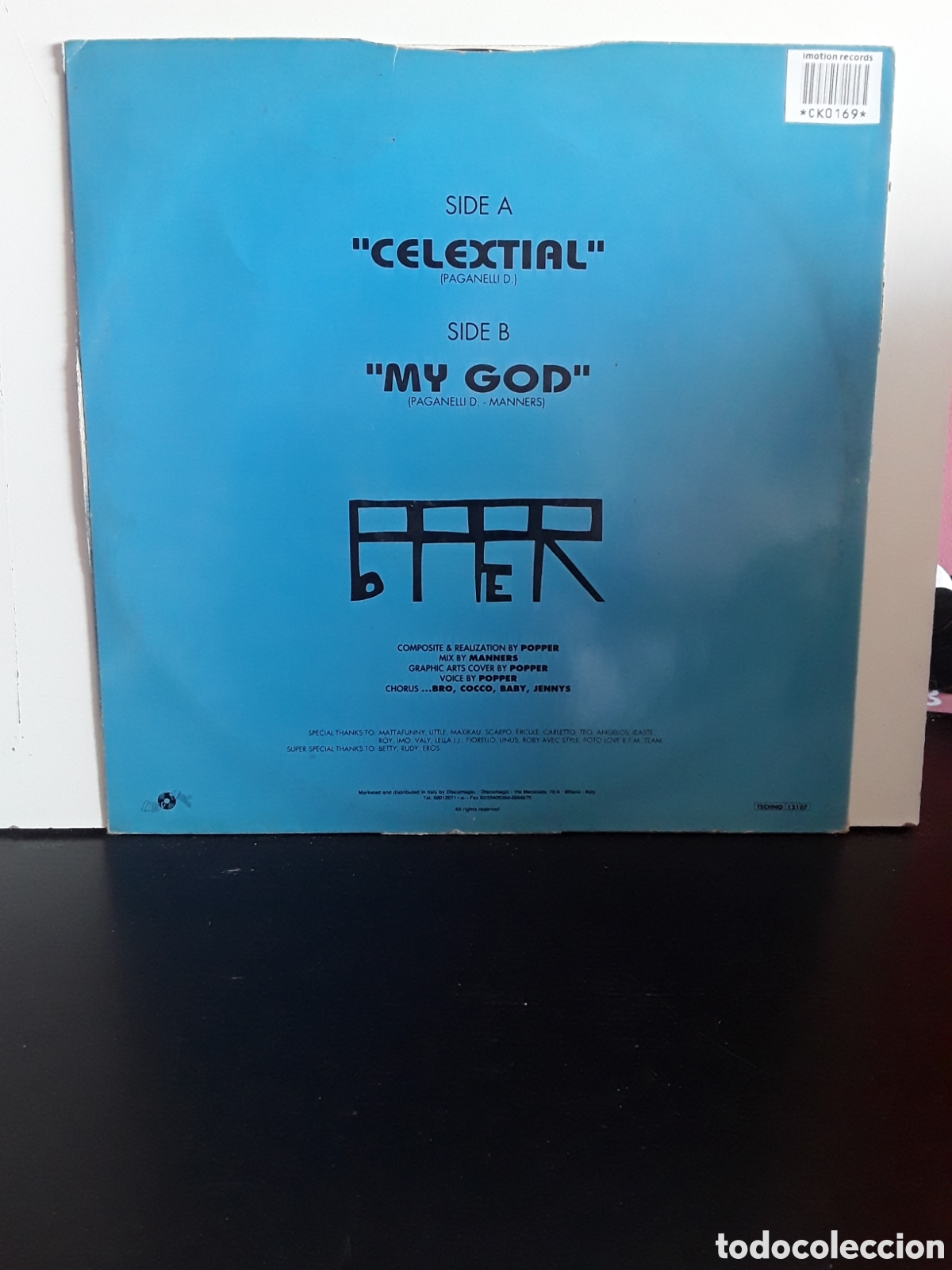 Discos de vinilo: Popper &lrm;&ndash; Celextial TECHNO - Foto 2