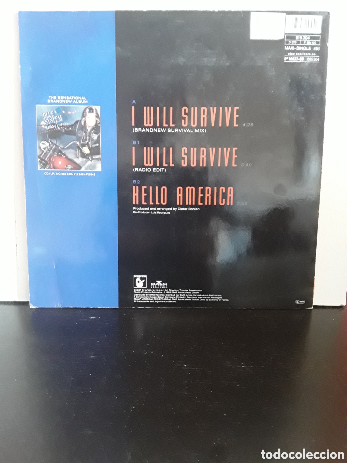 Discos de vinilo: Blue System &lrm;&ndash; I Will Survive - Foto 2
