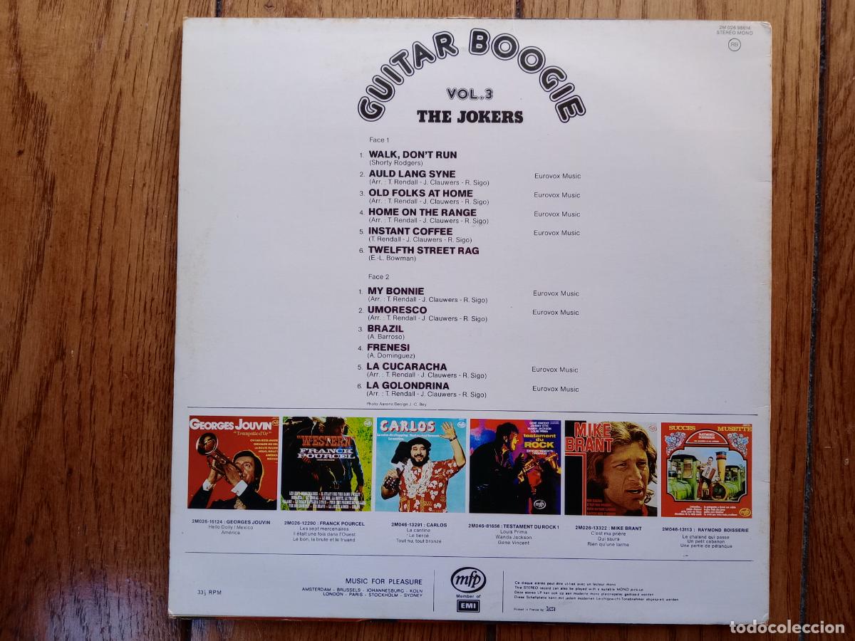 Discos de vinilo: The Jokers - guitar boogie - vol. 3 - Foto 2