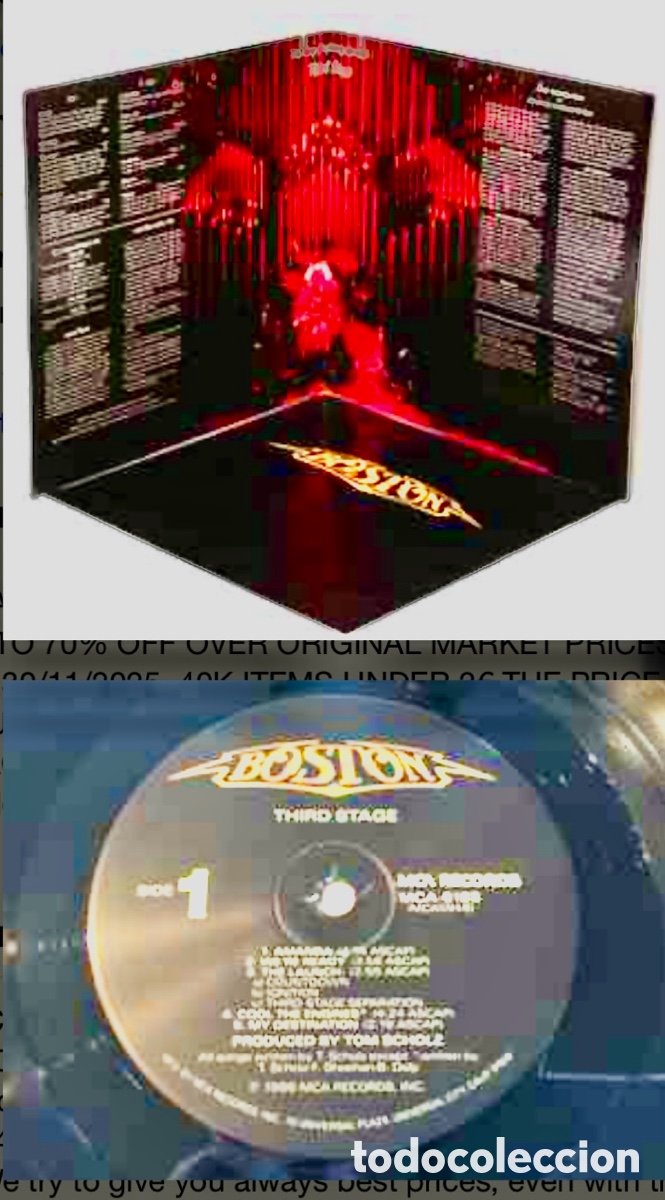 Discos de vinilo: PRECINTADO USA Boston - Third stage USA - Foto 3