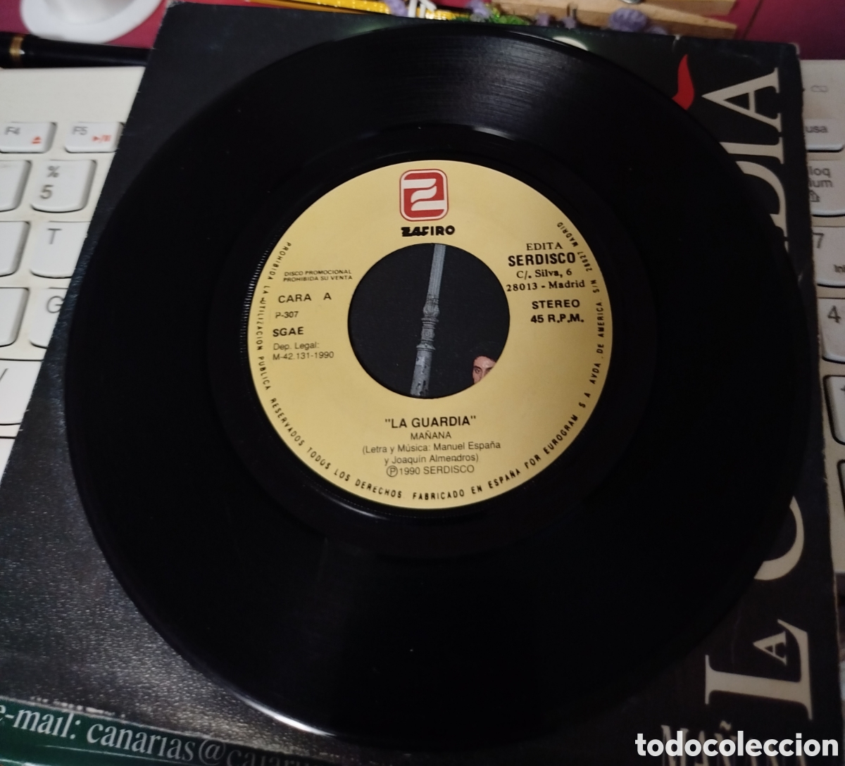 Discos de vinilo: La guardia - ma&ntilde;ana . Promocional - Foto 3