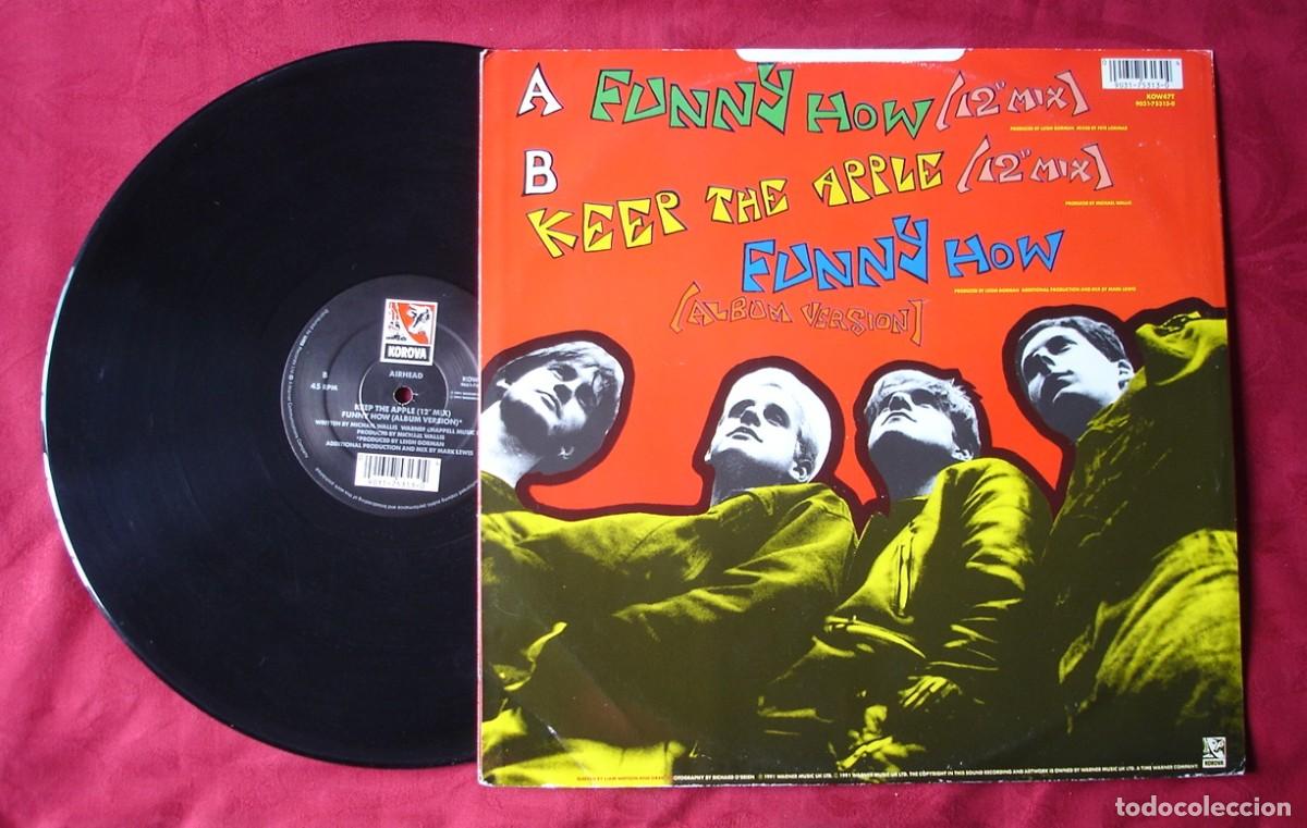 Discos de vinilo: Airhead. Funny How. Maxi Single 12&rdquo; Vinilo. - Foto 2