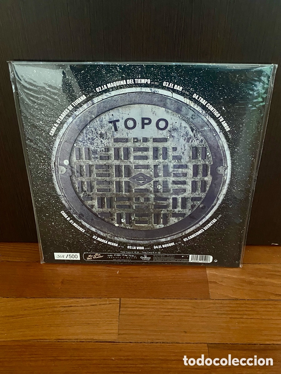 Discos de vinilo: TOPO - MILENIO - 2017 - EDICI&Oacute;N LIMITADA Y NUMERADA -NUEVO - Foto 2