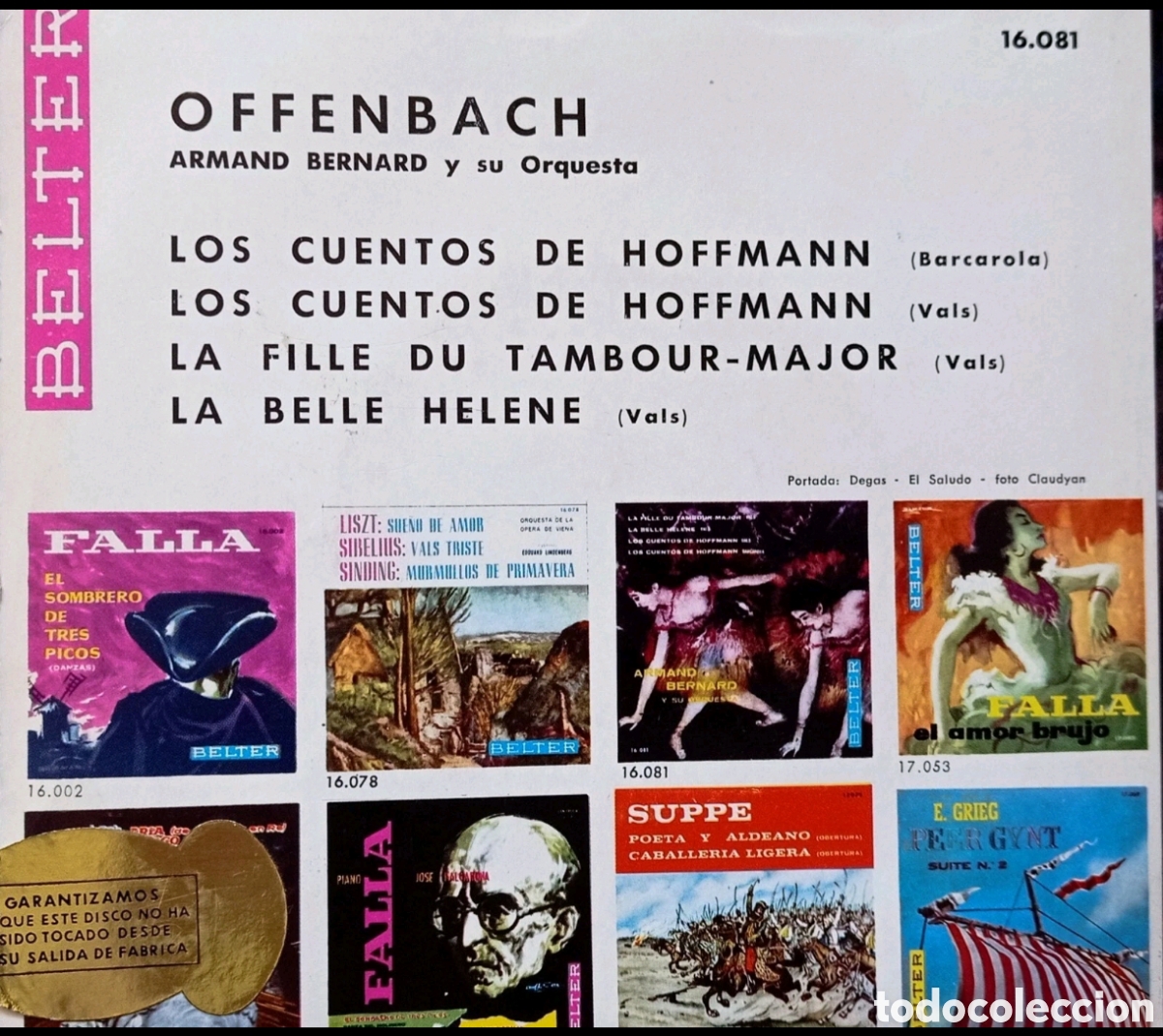 Discos de vinilo: Armand Bernanard y su orquesta - Foto 2