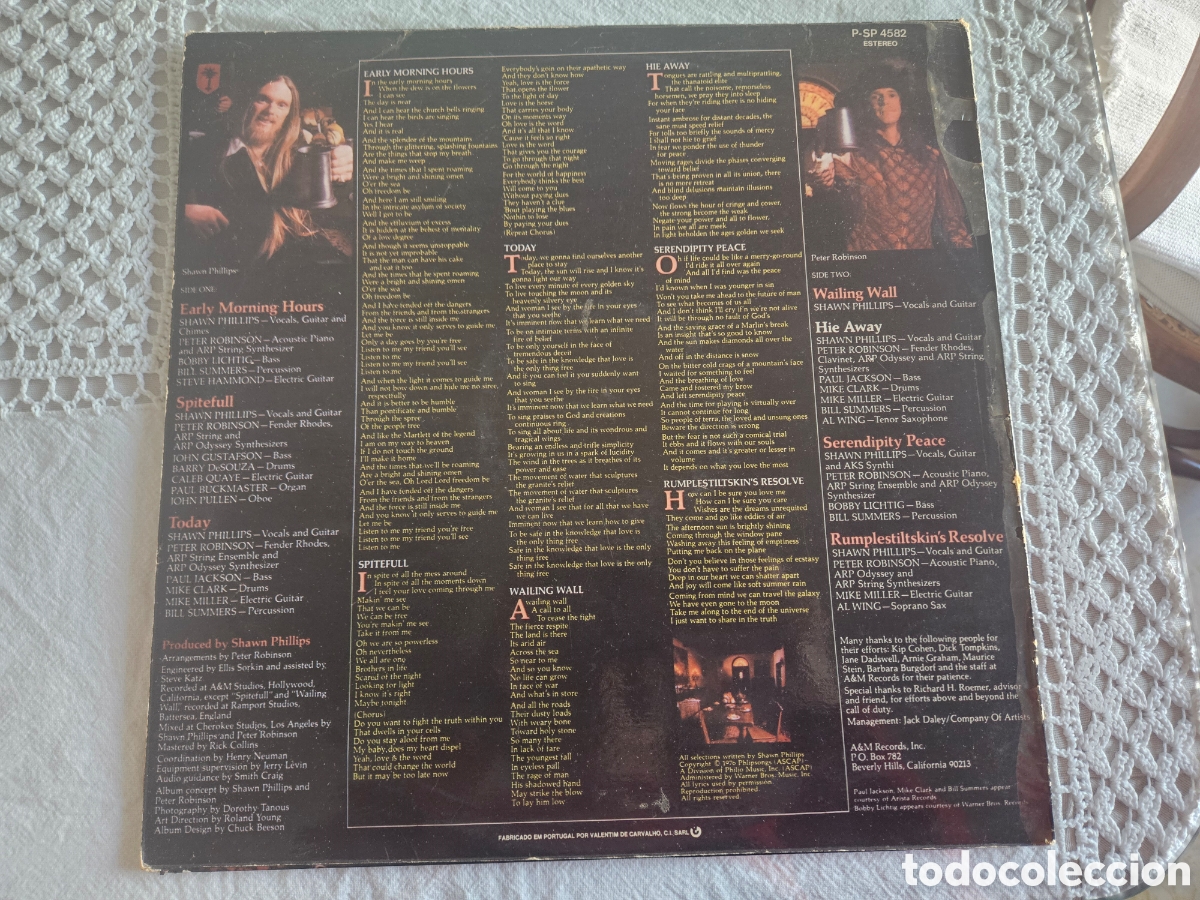 Discos de vinilo: LP Shawn Philips Rumplestiltskins Resolve - Foto 3