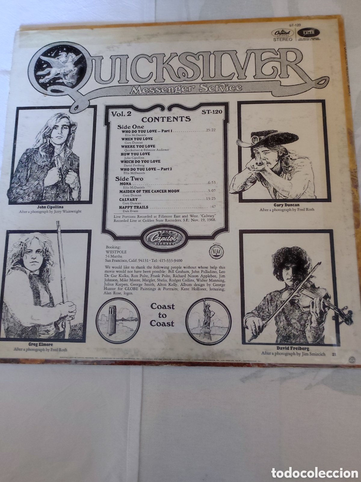 Discos de vinilo: QUICKSILVER MESSENGER SERVICE - HAPPY TRAILS - Foto 2