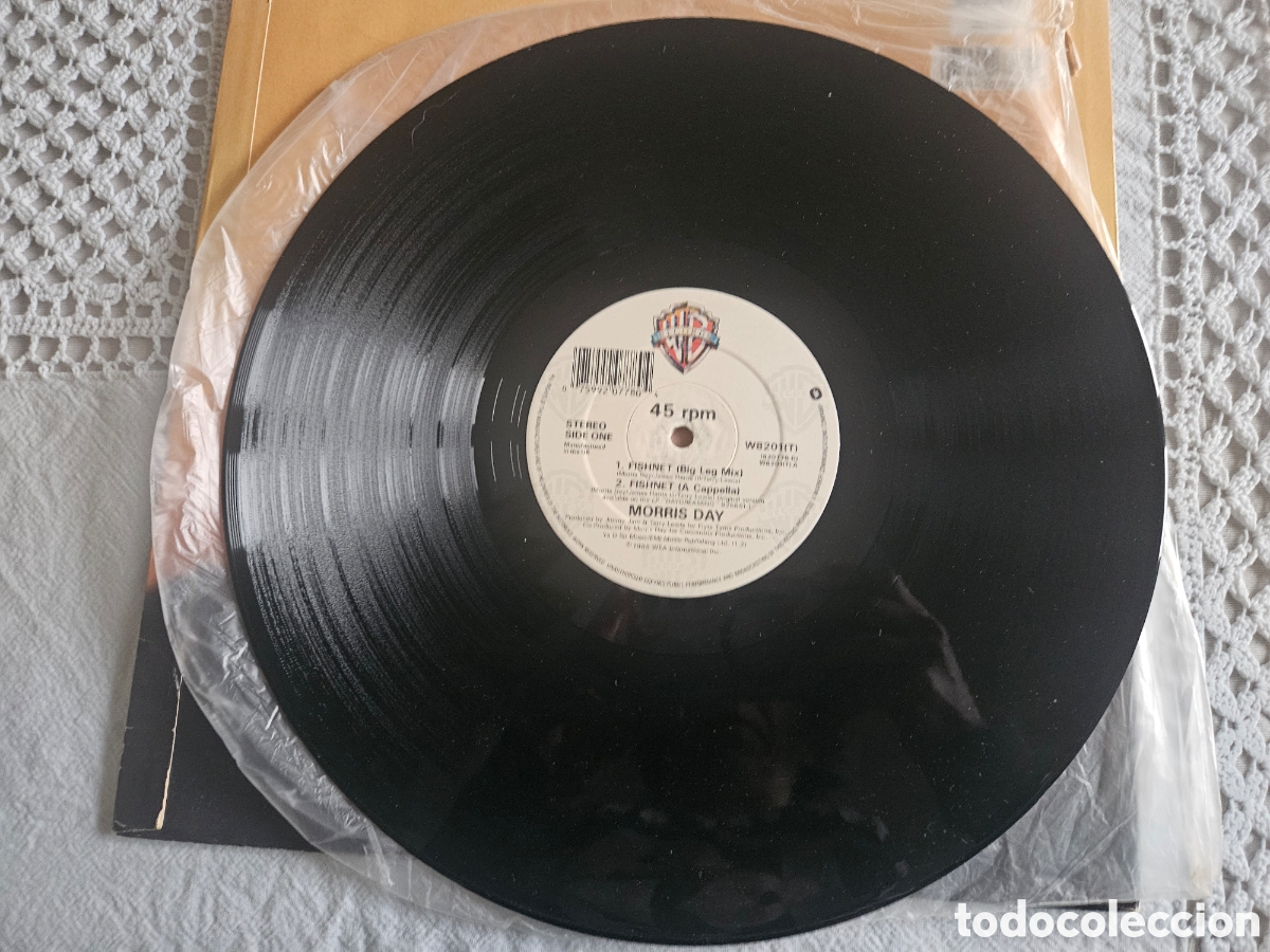 Discos de vinilo: MORRIS DAY FISHNET LPMORRIS DAY FISHNET MAXISINGLE - Foto 2