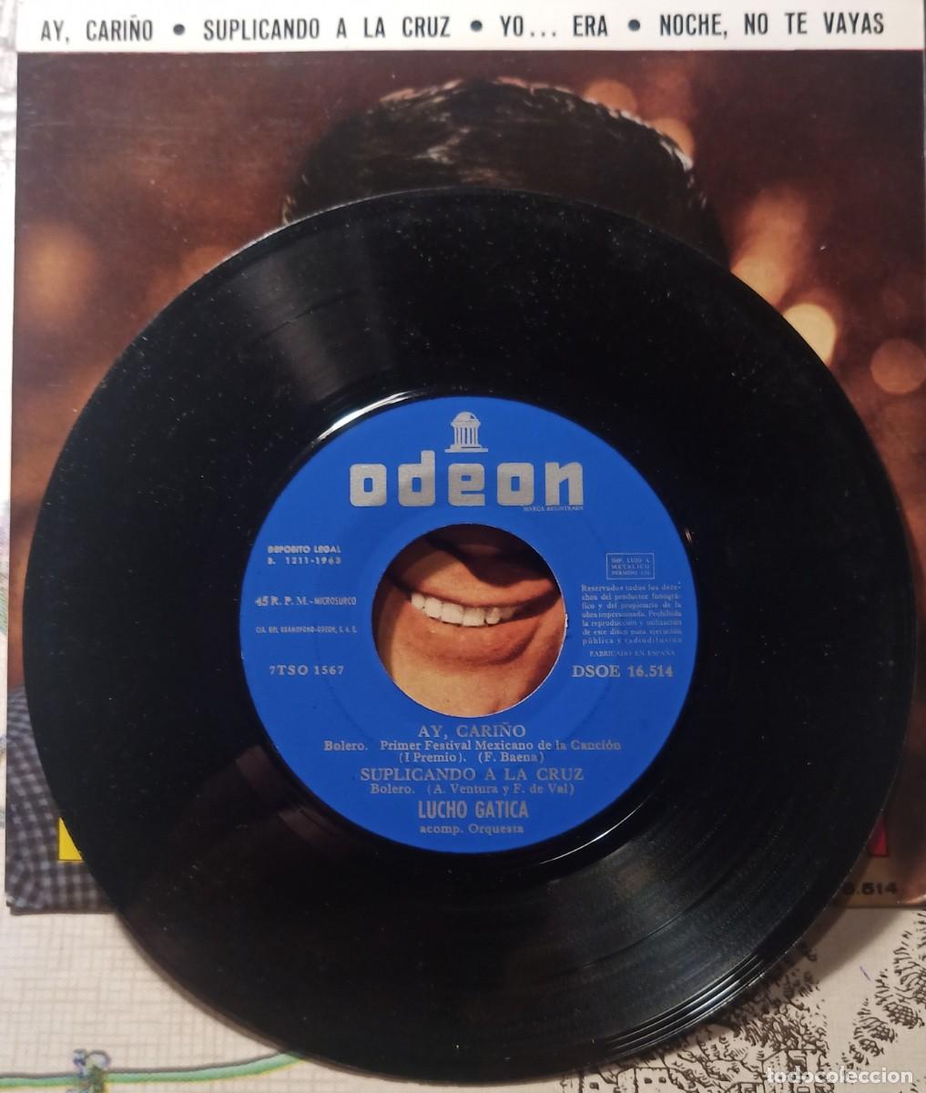 Discos de vinilo: Lucho Gatica. Vinilo single EP. - Foto 3