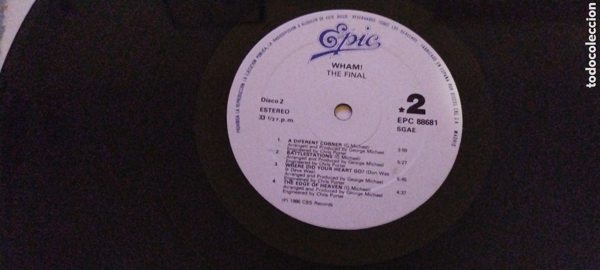 Discos de vinilo: WHAM!!-THE FINAL-2xLP-EPIC/SPAIN-IB - Foto 8