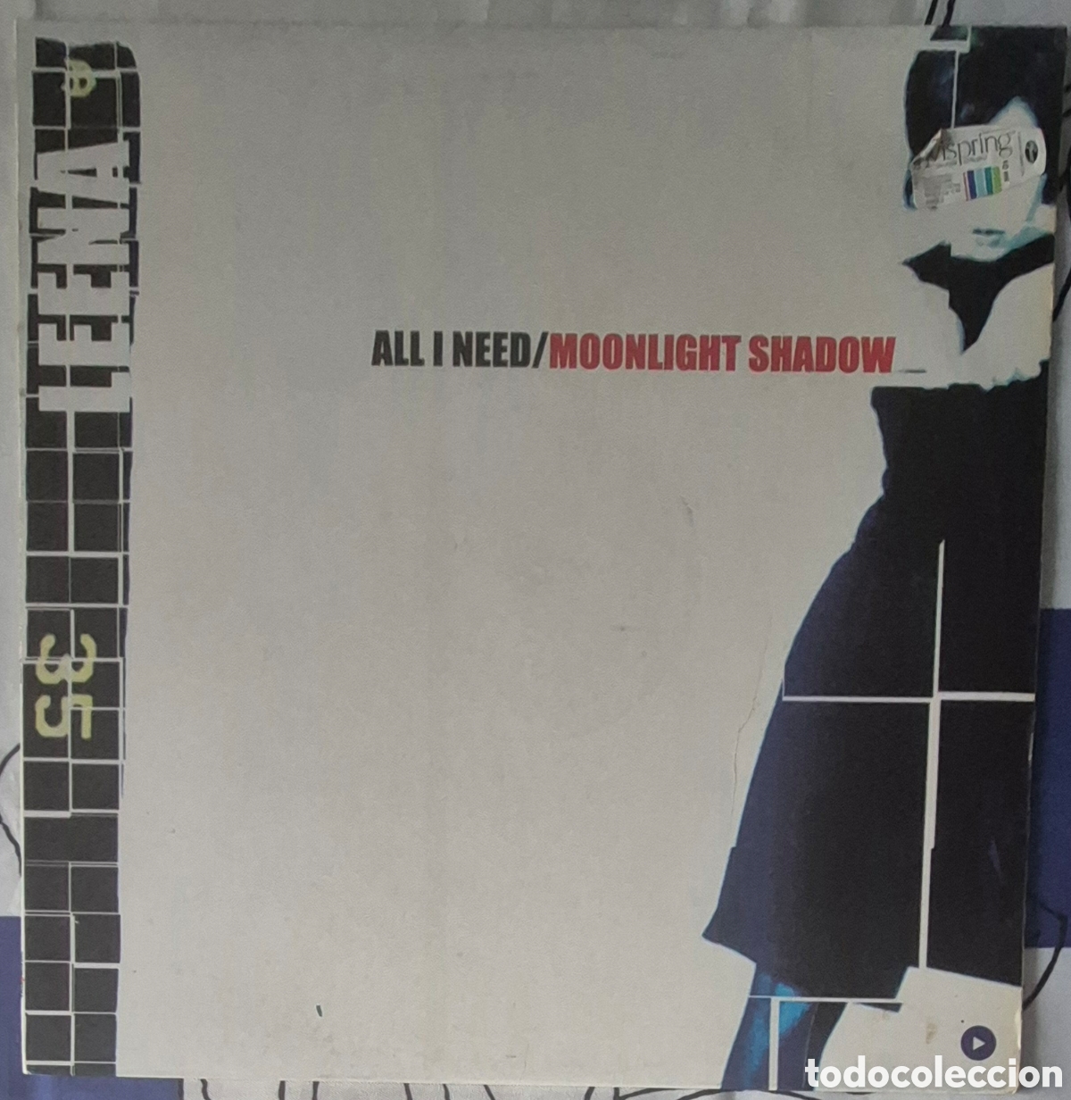 Discos de vinilo: MAXI - LEENA - ALL IN NEED / MOONLIGHT SHADOW - 2000 ESPA&Ntilde;A - Foto 1