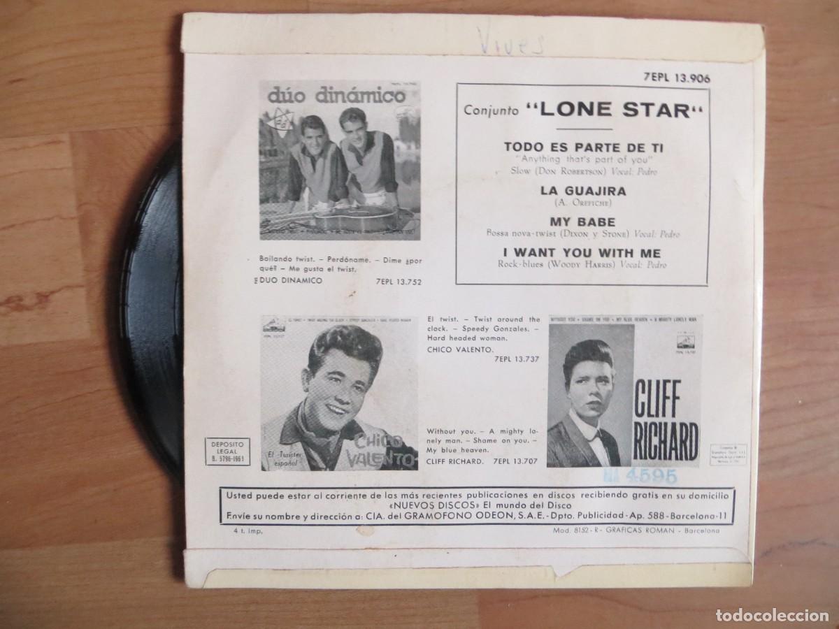 Discos de vinilo: Conjunto Lone Star - Todo Es Parte De Ti (7&rdquo;, EP) - Foto 2