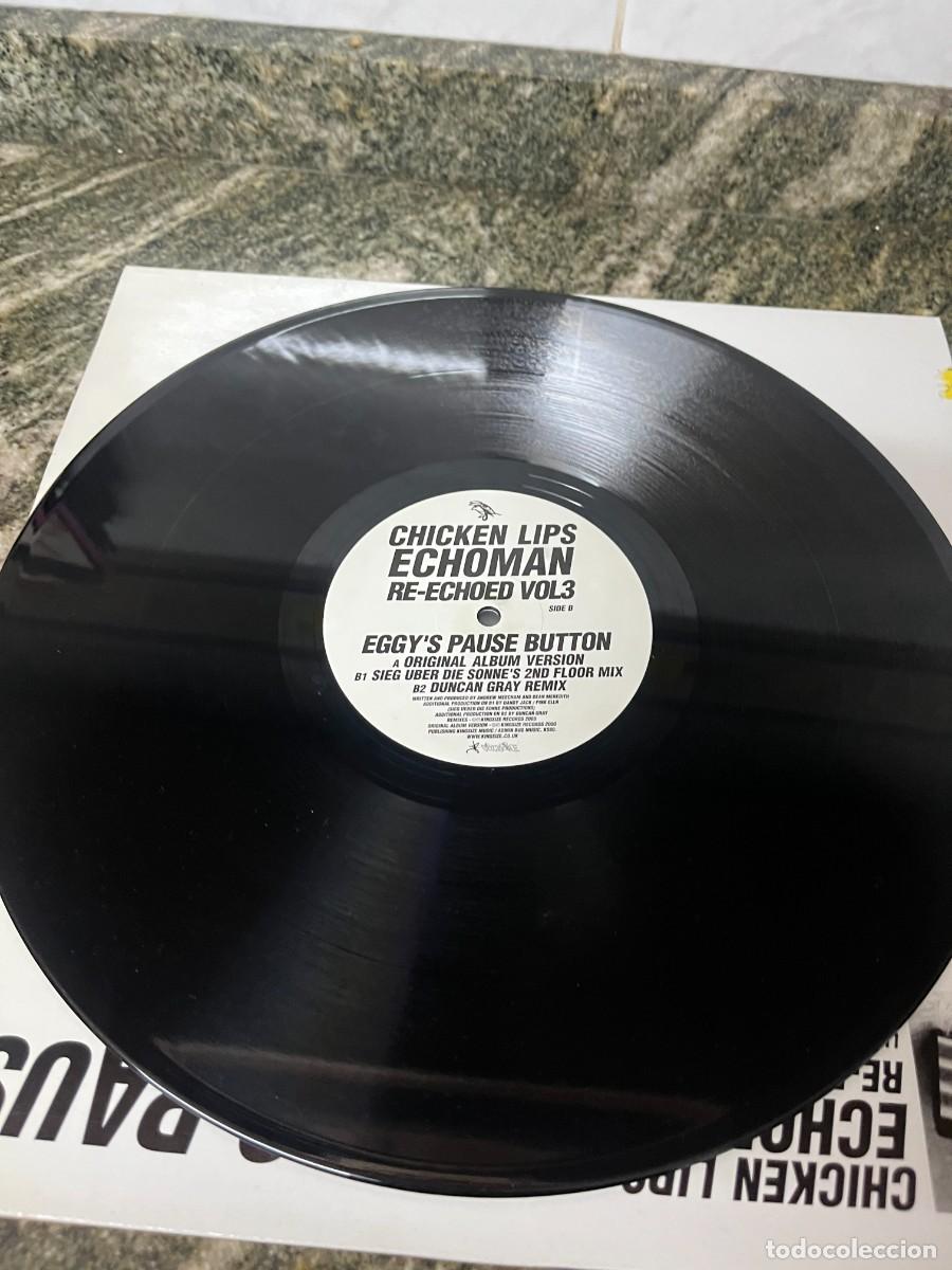 Discos de vinilo: Chicken Lips Echoman Re-Echoed Vol 3: Eggys Pause Button - Foto 2