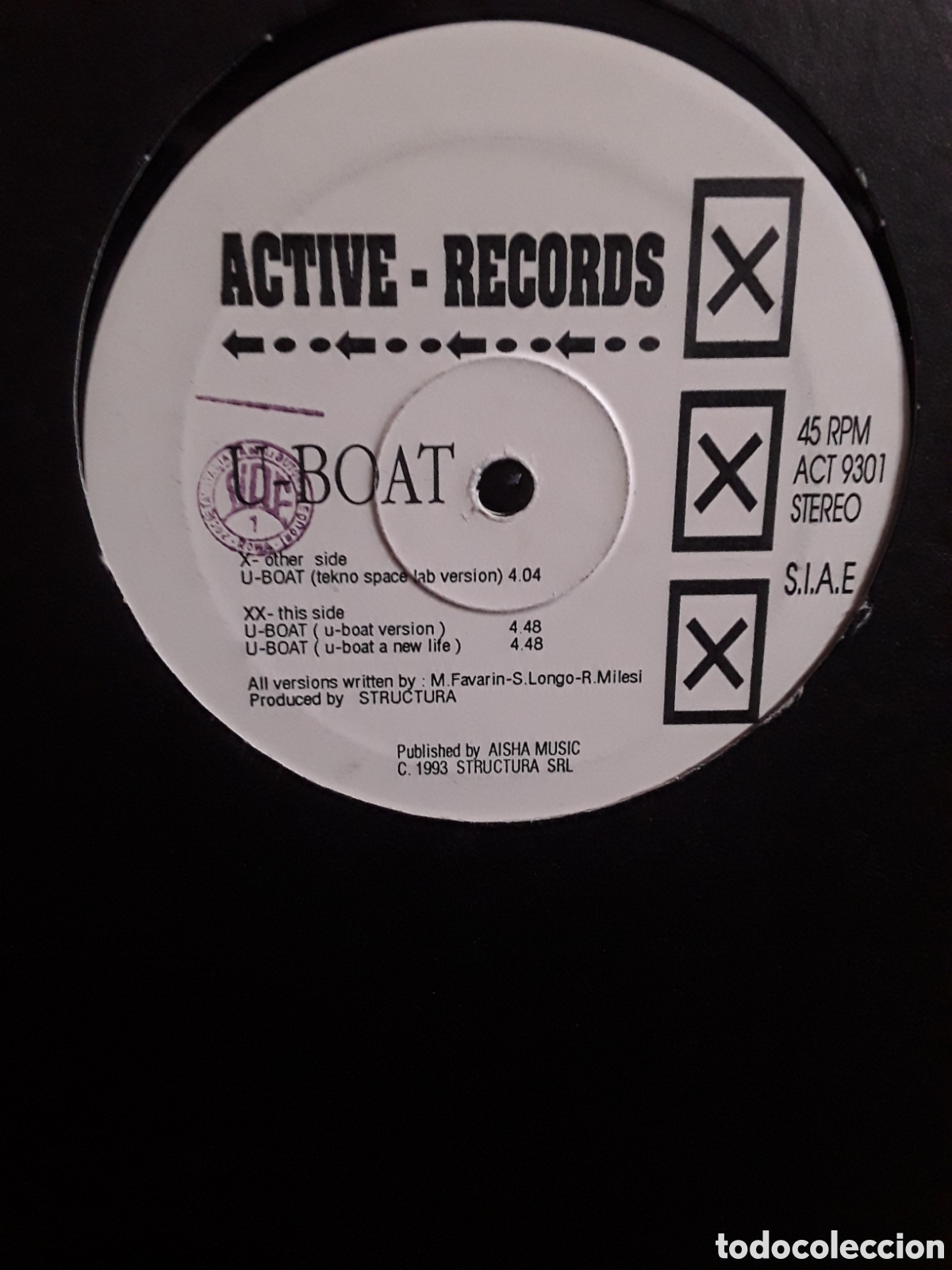 Discos de vinilo: U-Boat &lrm;&ndash; U-Boat TECHNO - Foto 2