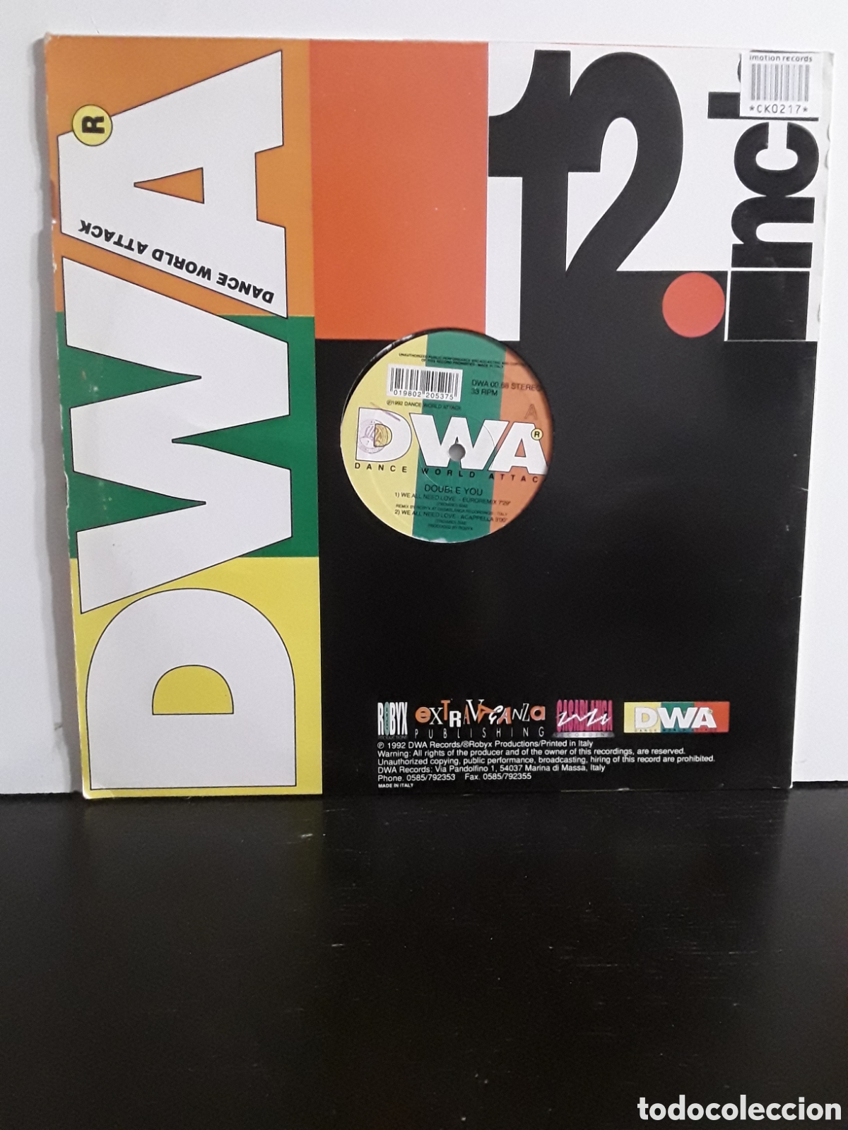 Discos de vinilo: Double You &lrm;&ndash; We All Need Love (Remixes) - Foto 3