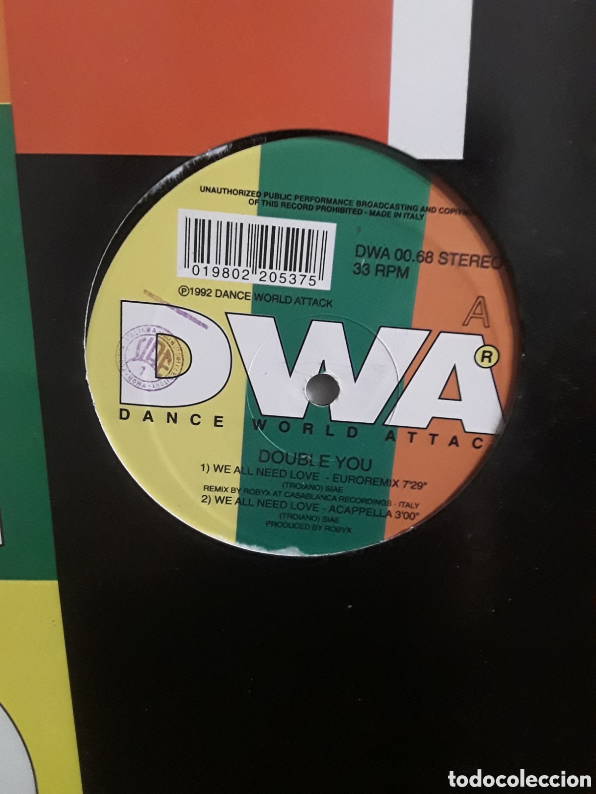 Discos de vinilo: Double You &lrm;&ndash; We All Need Love (Remixes) - Foto 4