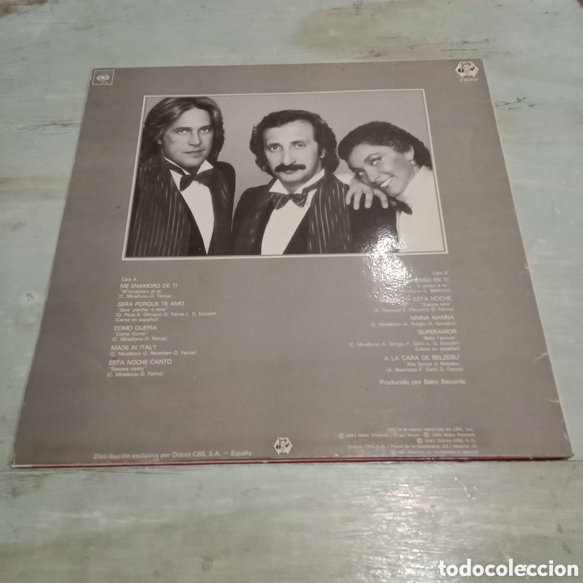 Discos de vinilo: RICCHI E POVERI - ...Y PIENSO EN TI - LP - Foto 2