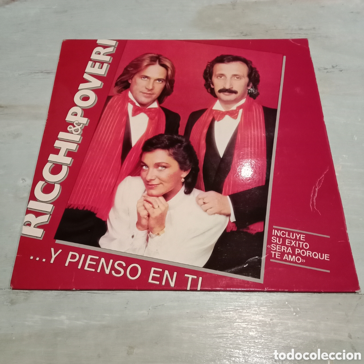 Discos de vinilo: RICCHI E POVERI - ...Y PIENSO EN TI - LP - Foto 1
