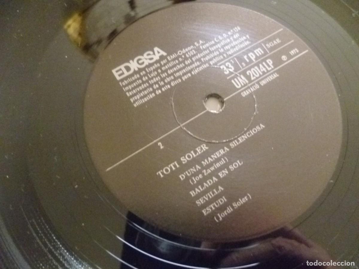 Discos de vinilo: Toti Soler Toti Soler LP SPain 1973 vg++ - Foto 5