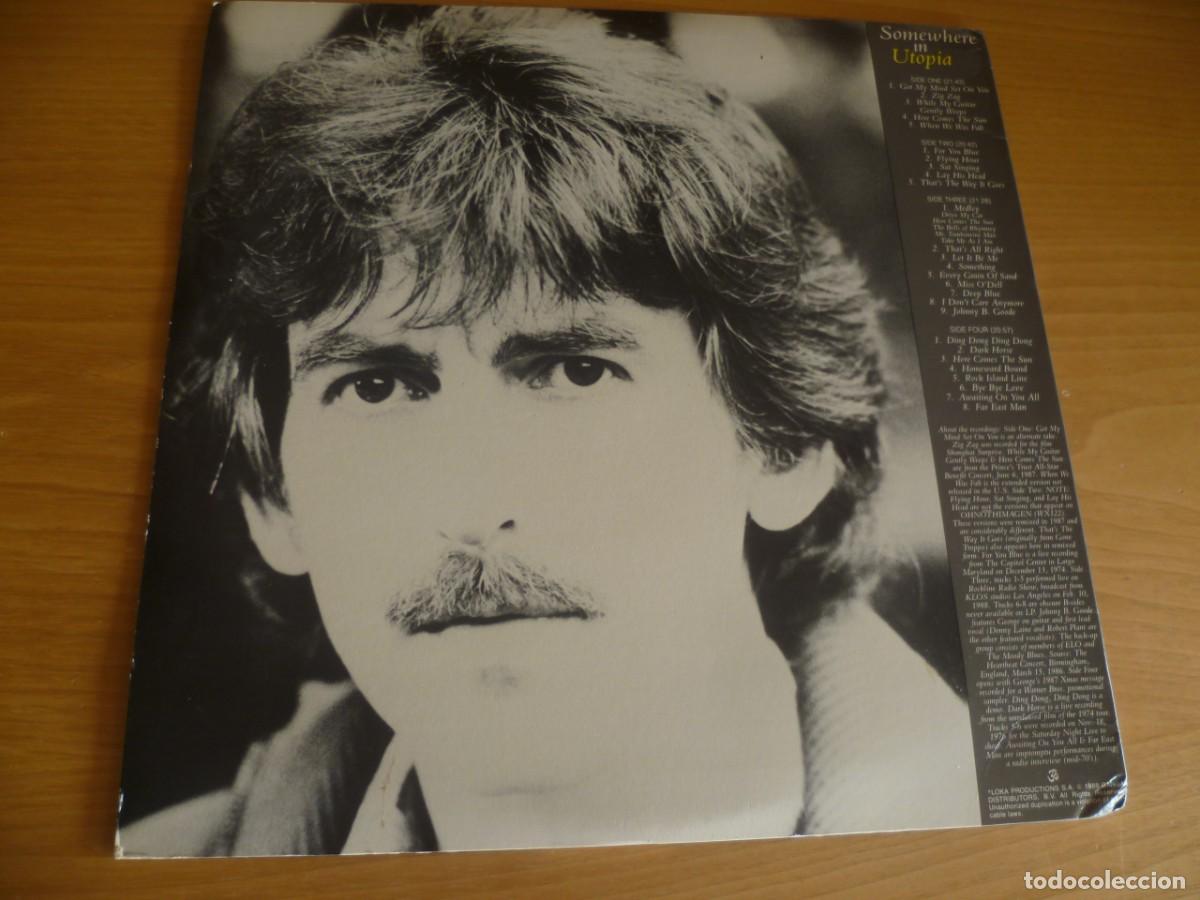 Discos de vinilo: George Harrison Somewhere in Utopia 2LP Exc- - Foto 2