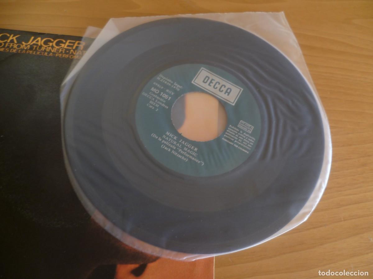 Discos de vinilo: Mick Jagger Canciones De La Pel&iacute;cula Performance single Spain 1970 - Foto 4