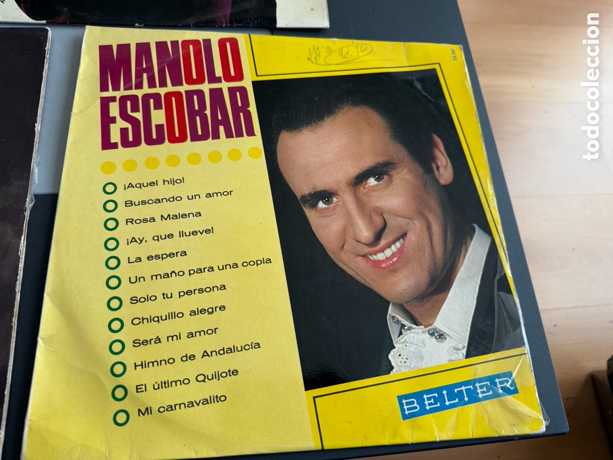 Discos de vinilo: Lote. VINILOS. MANOLO ESCOBAR - Foto 3