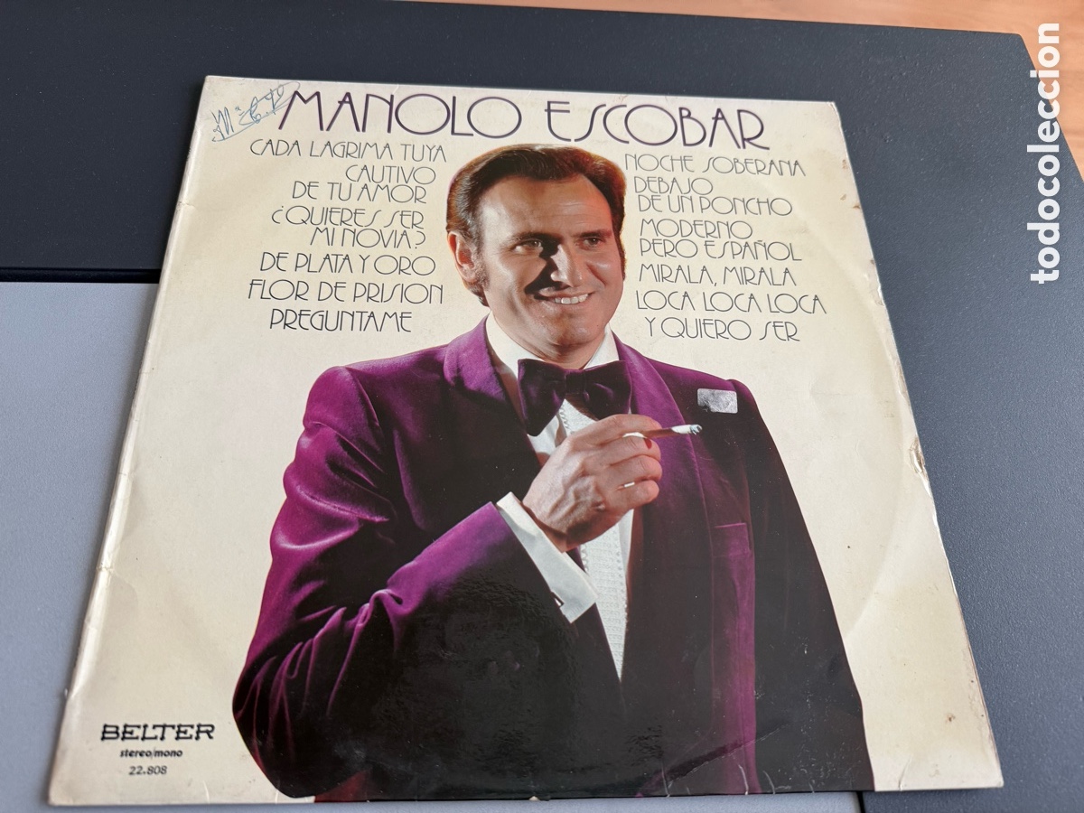 Discos de vinilo: Lote. VINILOS. MANOLO ESCOBAR - Foto 4